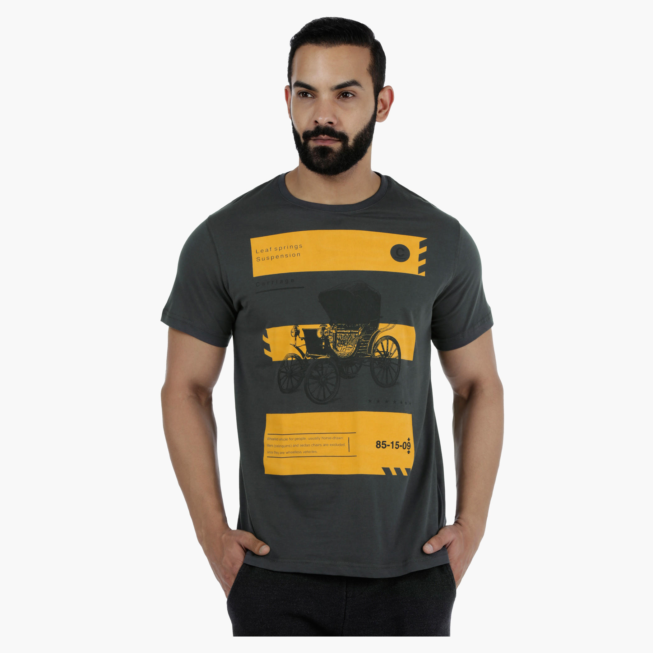 Printed T-Shirt with Short Sleeves-men-clothing-tshirtsandpolos-tshirts-image-1