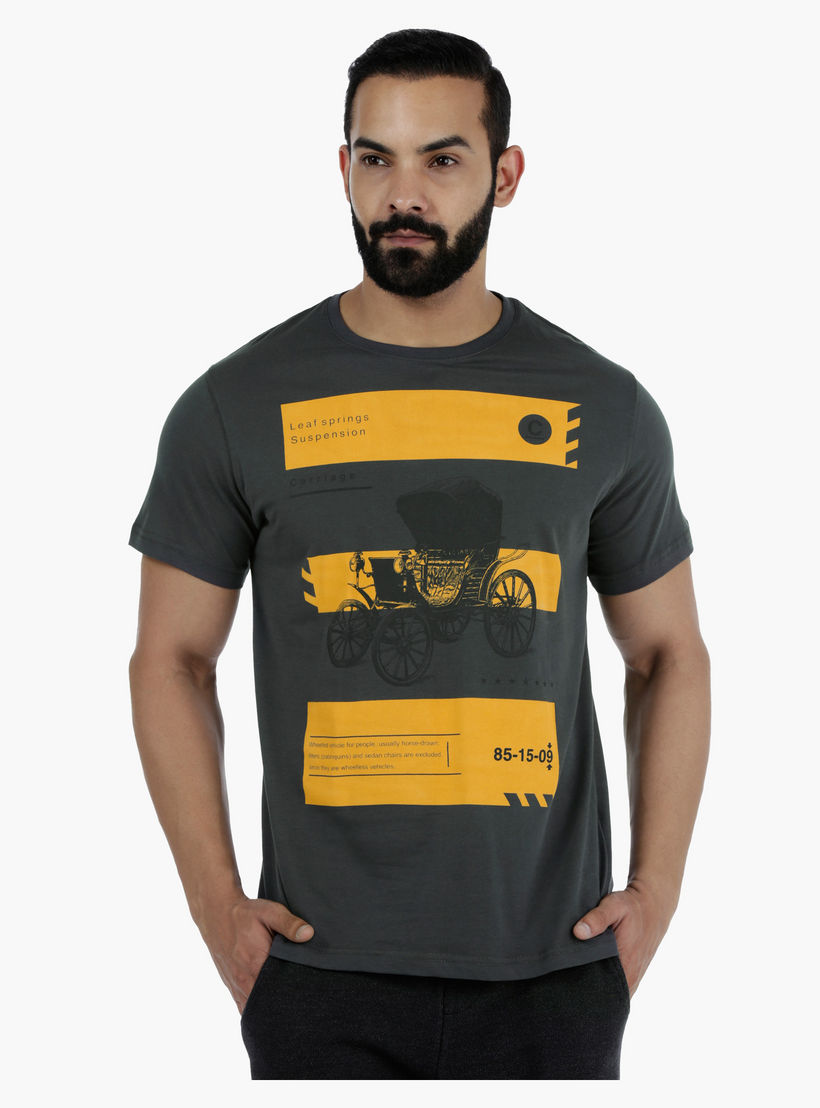 Printed T-Shirt with Short Sleeves-men-clothing-tshirtsandpolos-tshirts-image-1