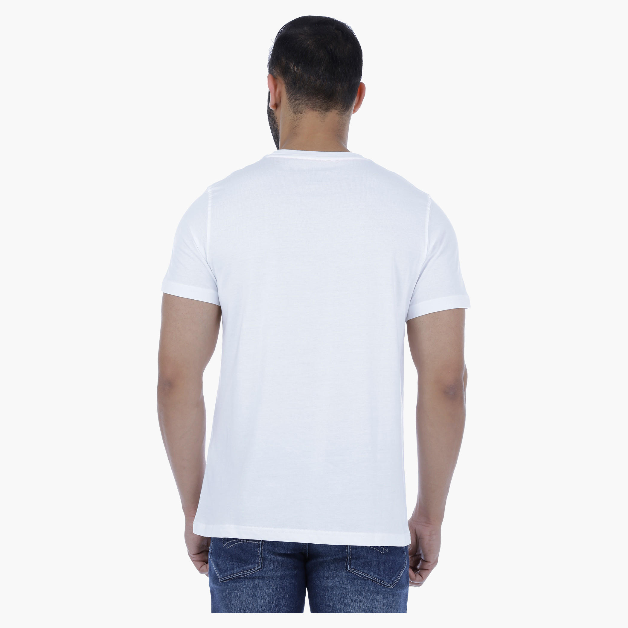 Printed T-Shirt with Short Sleeves-men-clothing-tshirtsandpolos-tshirts-image-2