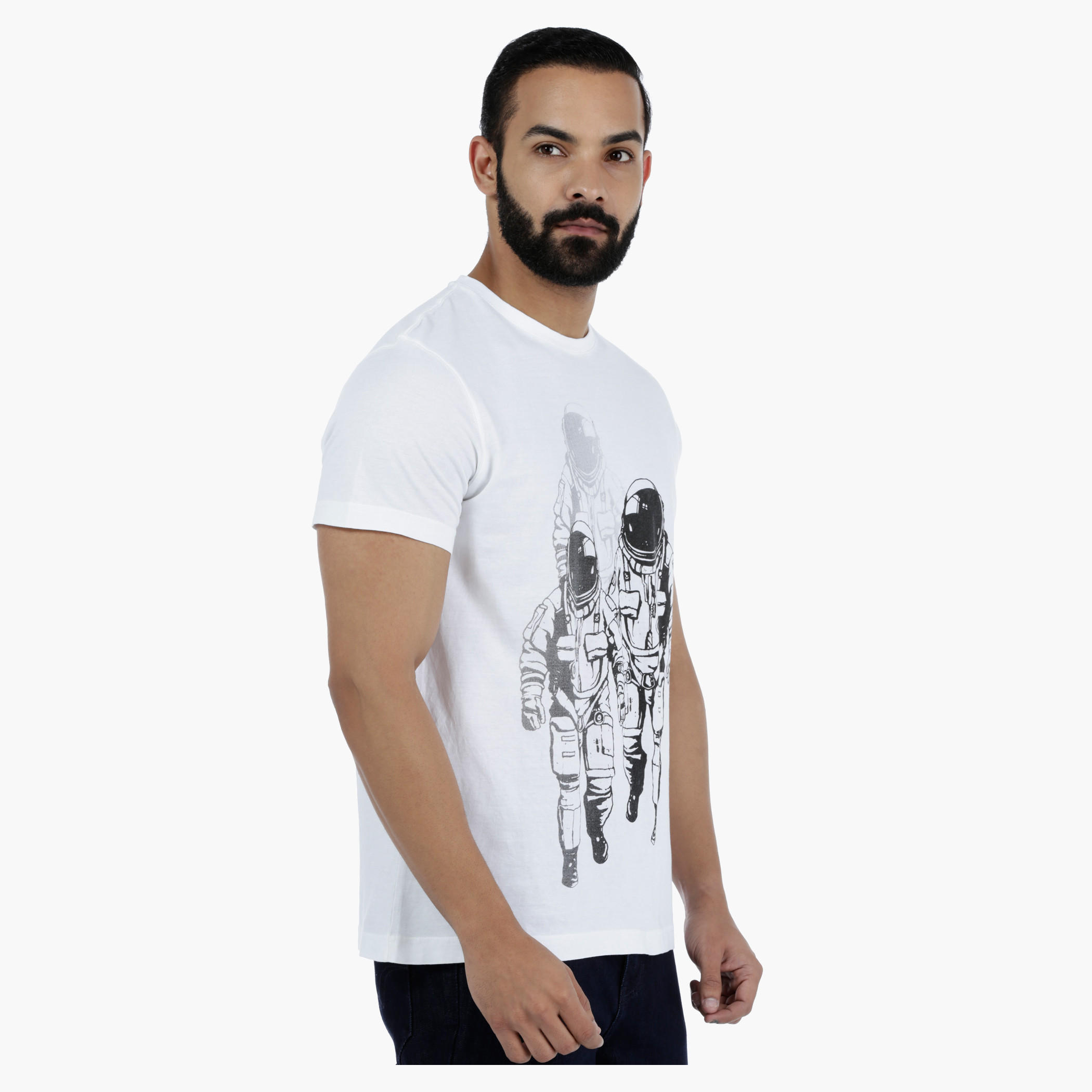 Printed Round Neck Short Sleeves Cotton T-Shirt-men-clothing-tshirtsandpolos-tshirts-image-3