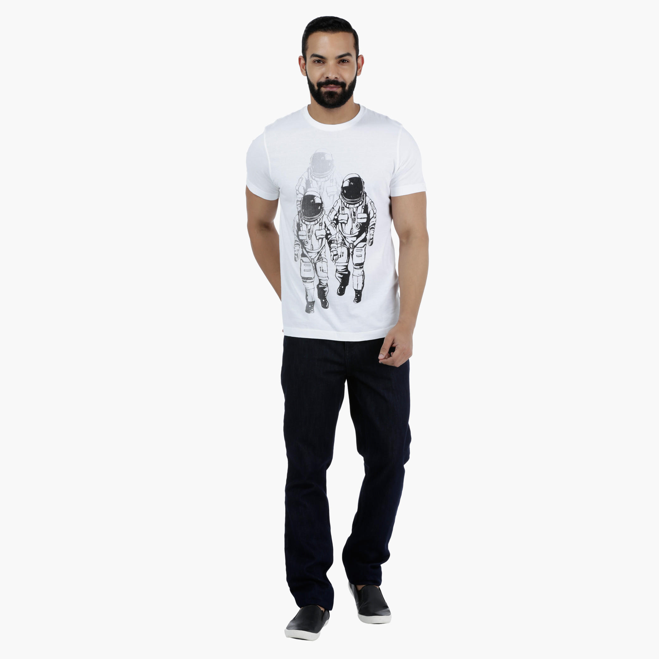 Printed Round Neck Short Sleeves Cotton T-Shirt-men-clothing-tshirtsandpolos-tshirts-image-5