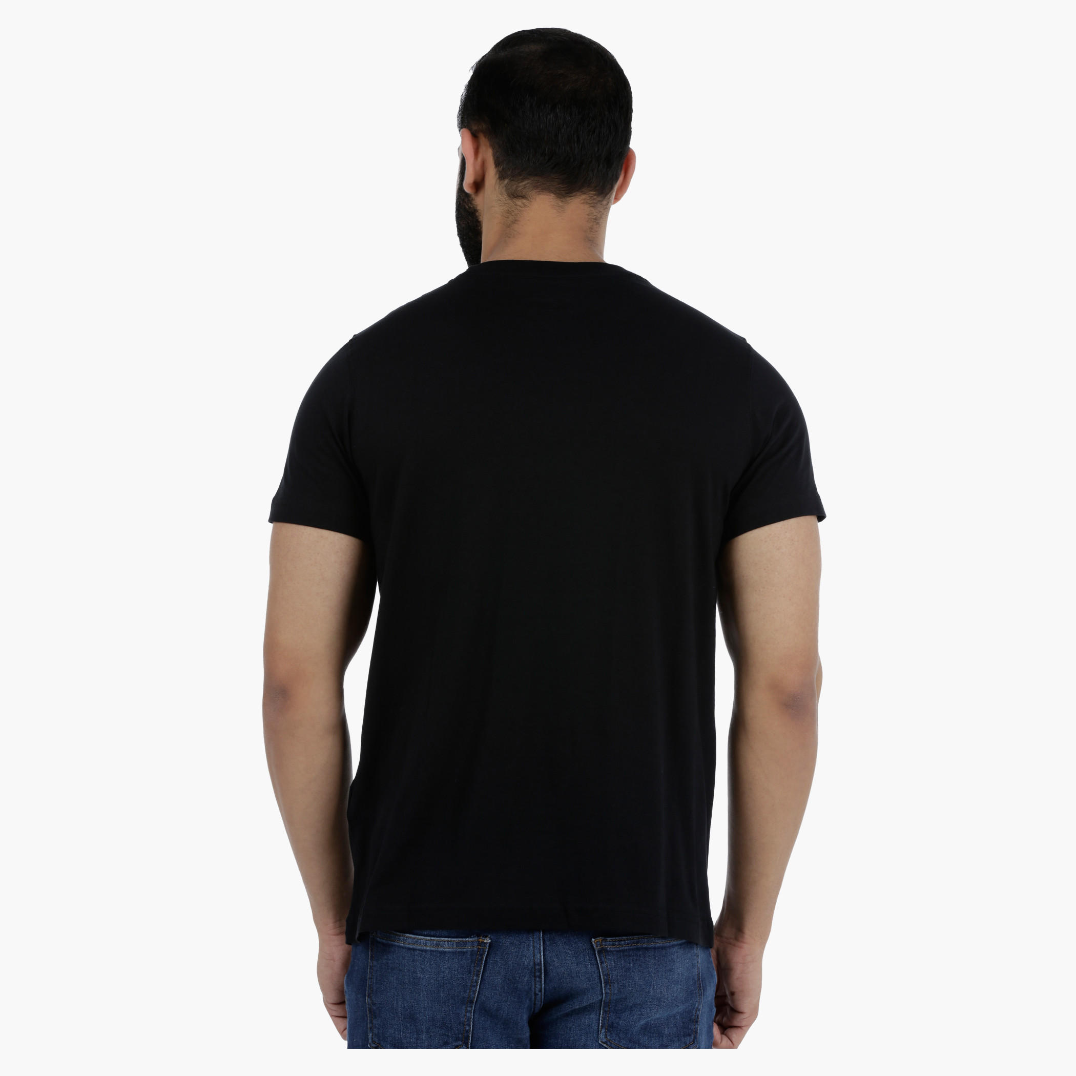 Printed Round Neck Short Sleeves Cotton T-Shirt-men-clothing-tshirtsandpolos-tshirts-image-4