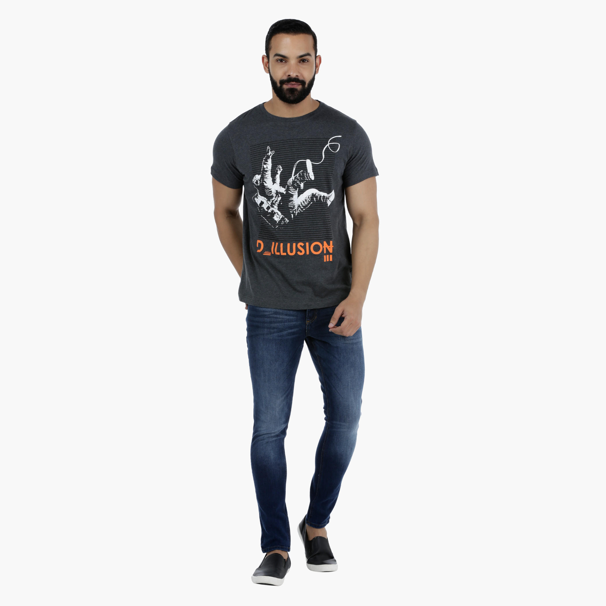 Printed T-Shirt with Short Sleeves-men-clothing-tshirtsandpolos-tshirts-image-5