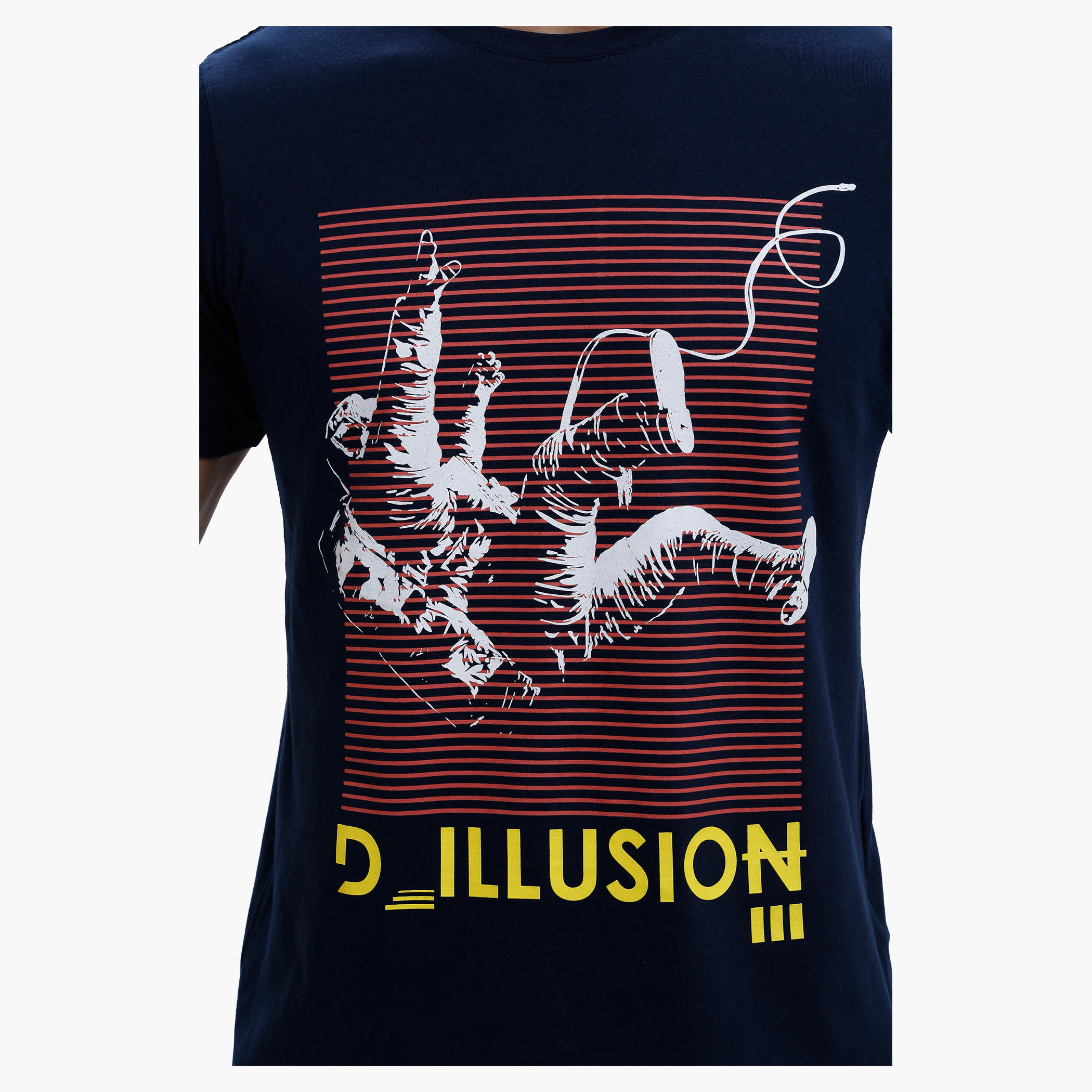 Printed Crew Neck T-Shirt with Short Sleeves in Regular Fit-men-clothing-tshirtsandpolos-tshirts-image-4