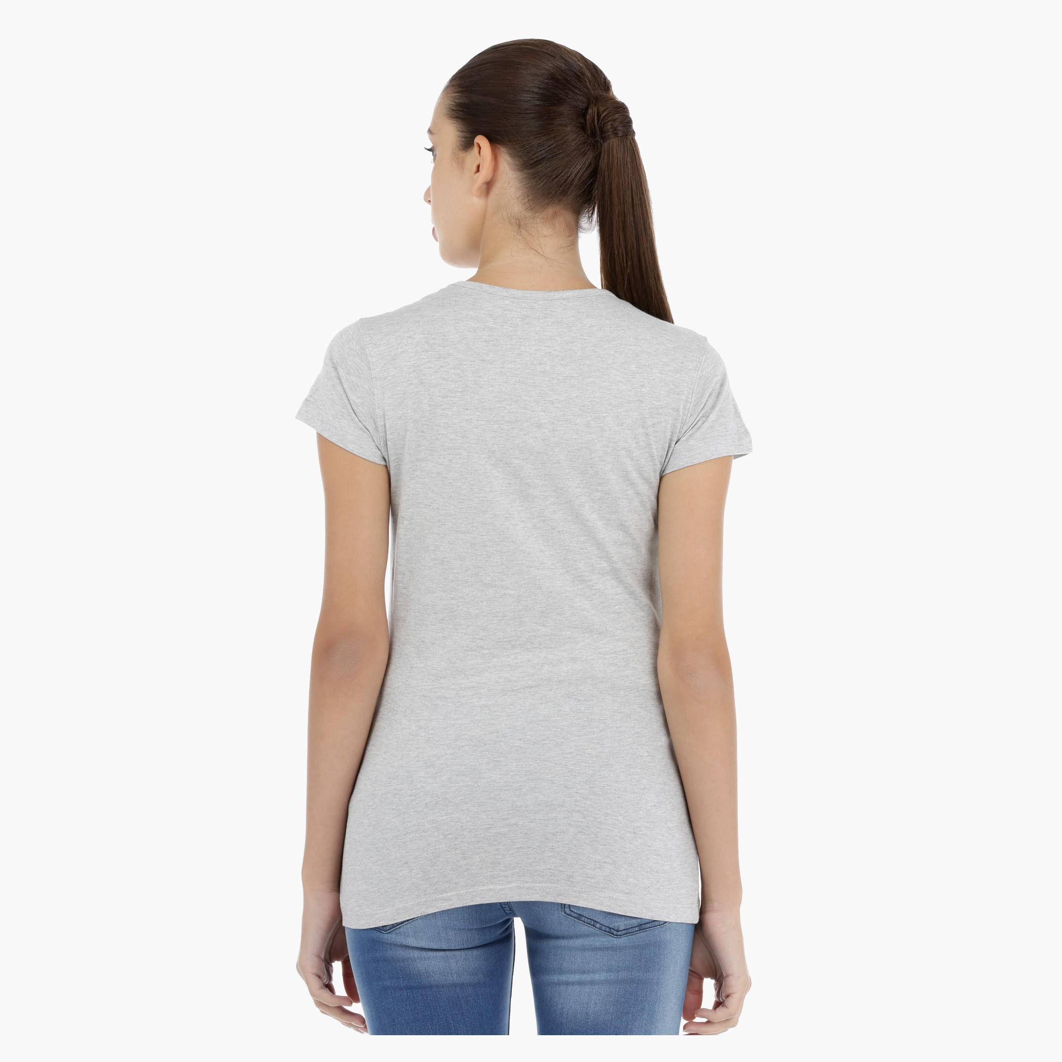 Printed T-Shirt with Short Sleeves-women-clothing-tshirts-image-2
