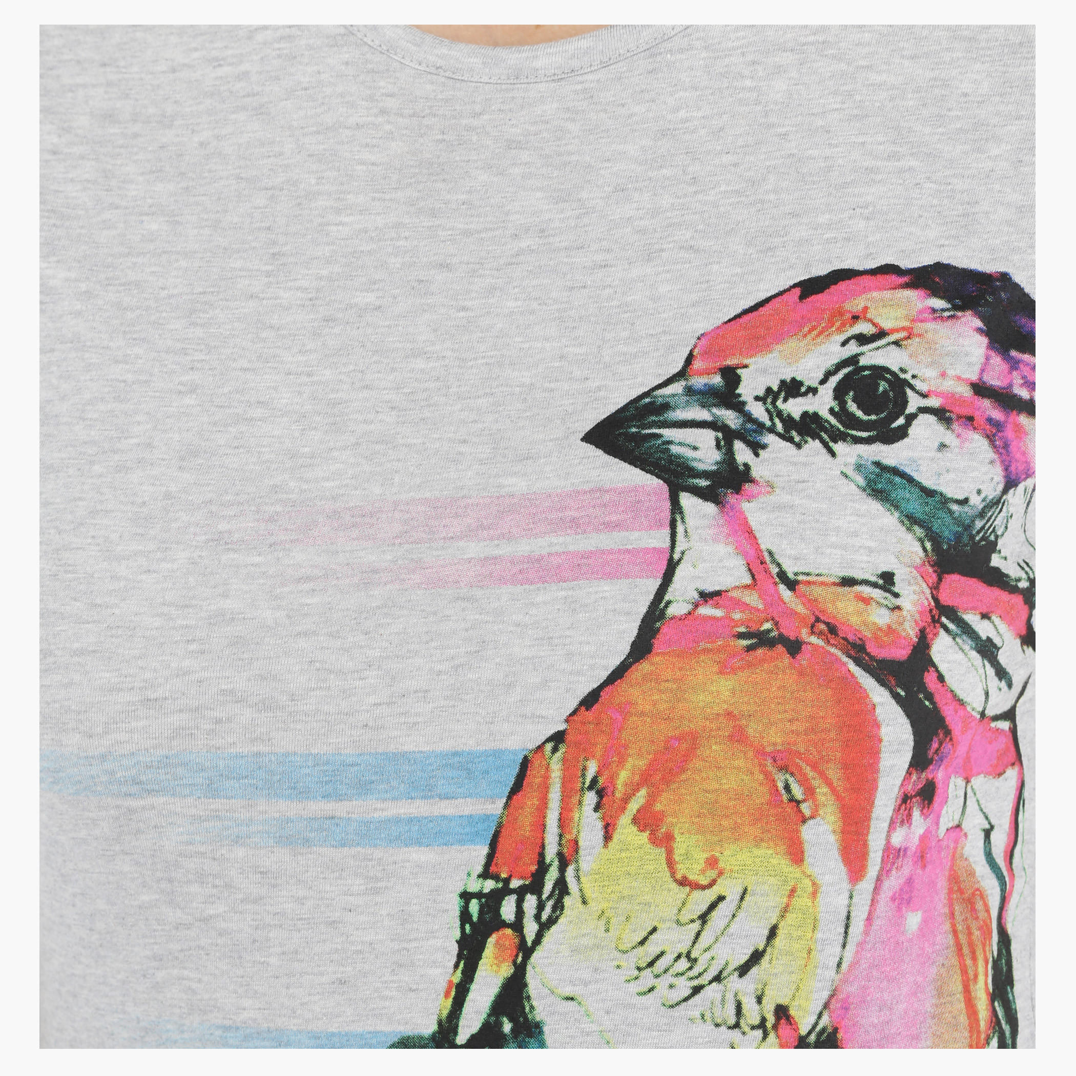Printed T-Shirt with Short Sleeves-women-clothing-tshirts-image-4