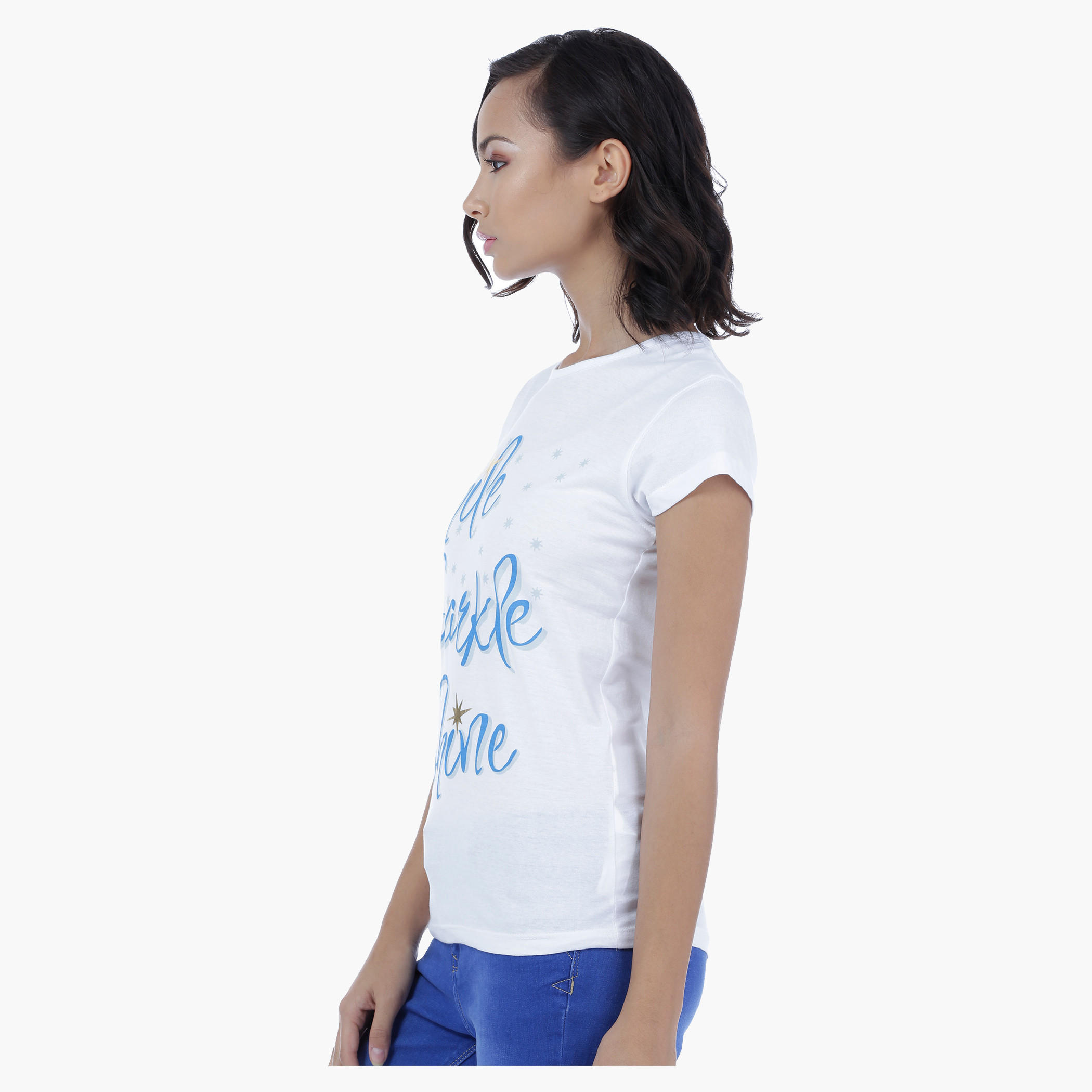Printed T-Shirt with Short Sleeves-women-clothing-tshirts-image-3
