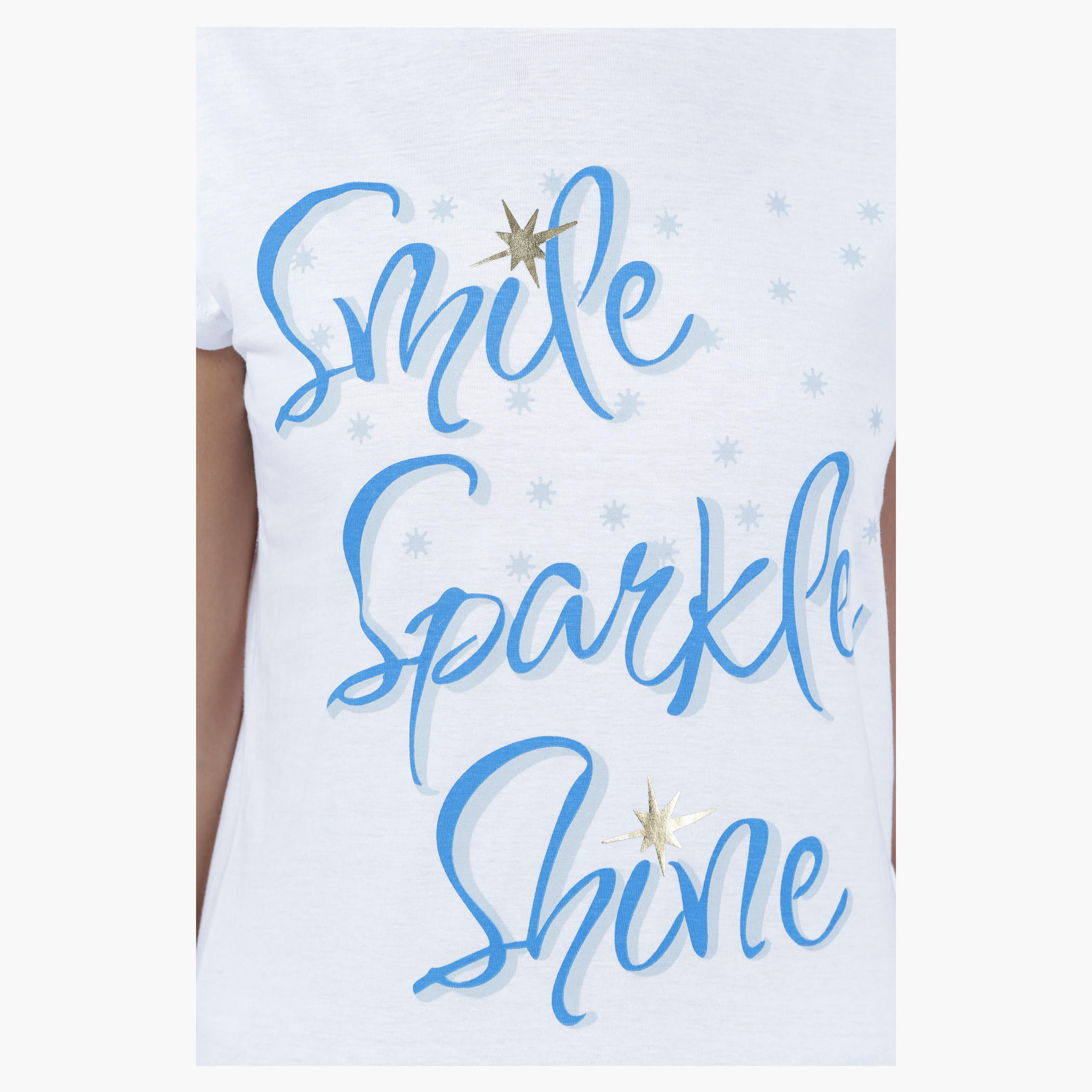 Printed T-Shirt with Short Sleeves-women-clothing-tshirts-image-4