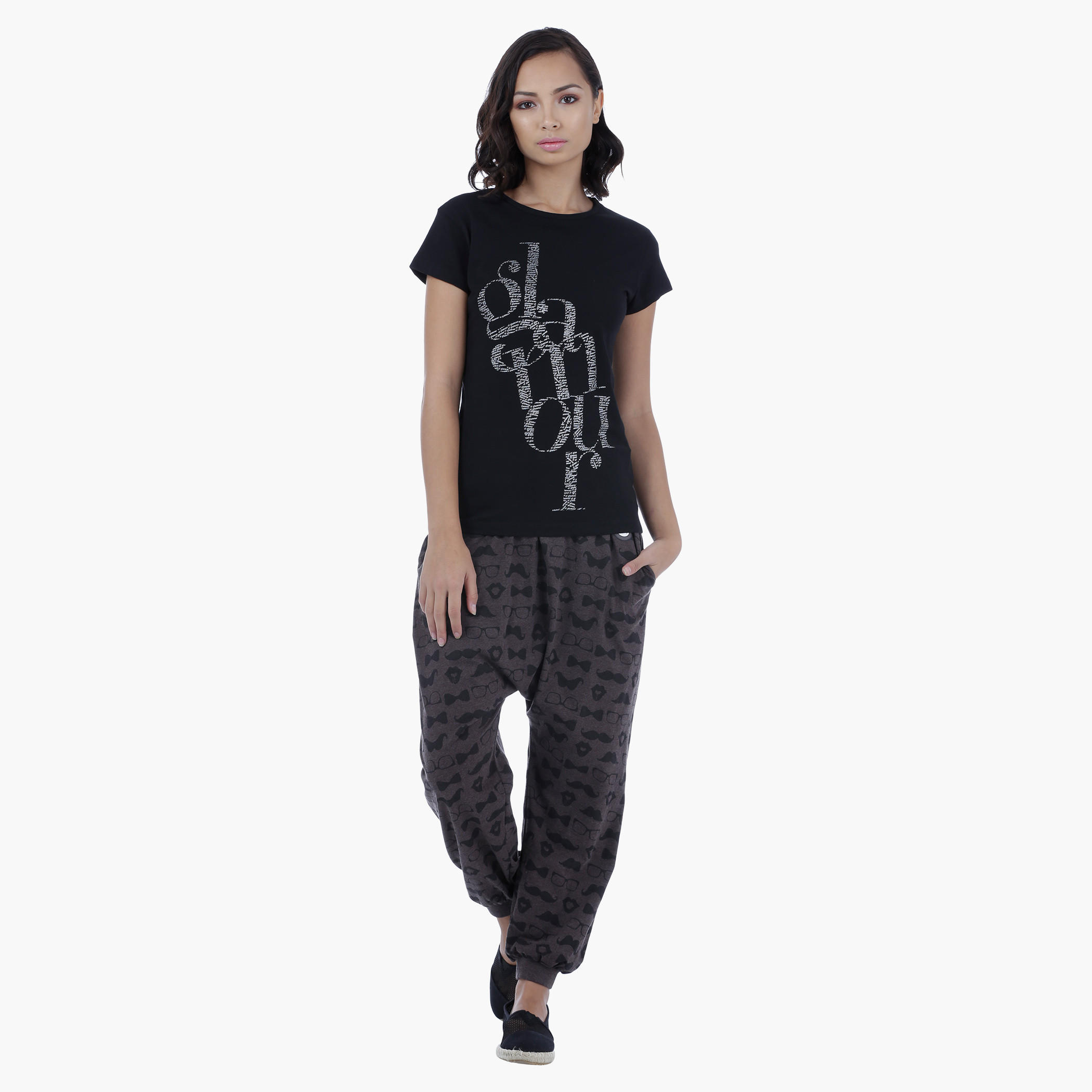 Printed T-Shirt with Short Sleeves-women-clothing-tshirts-image-5