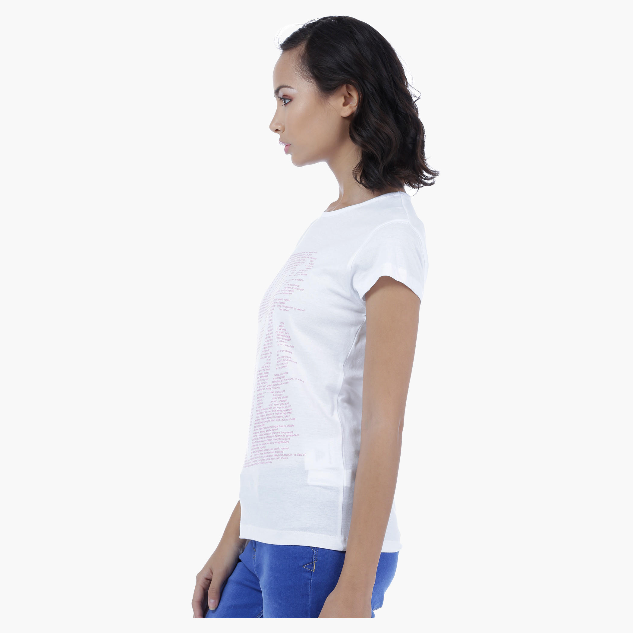 Printed T-Shirt with Short Sleeves-women-clothing-tshirts-image-3
