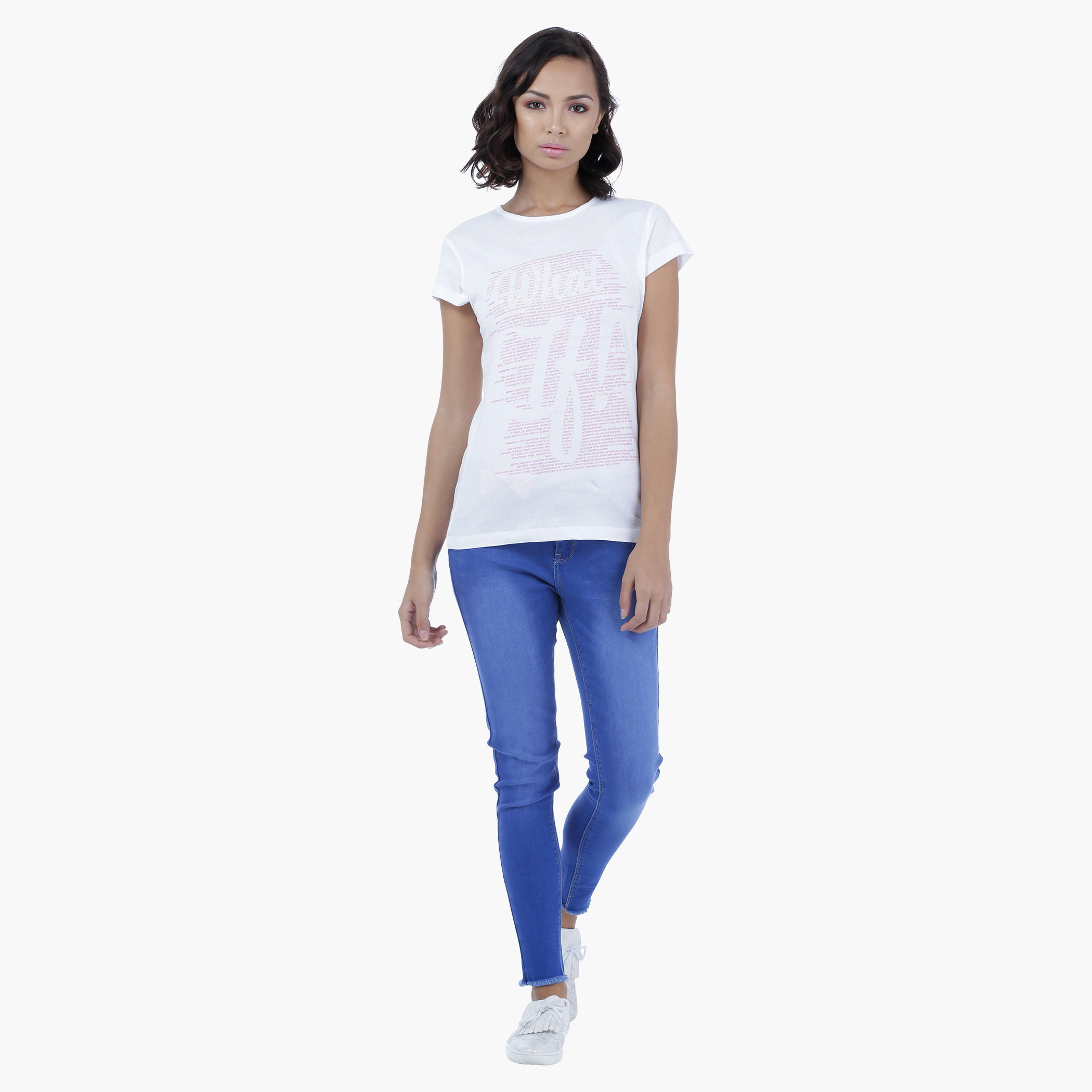 Printed T-Shirt with Short Sleeves-women-clothing-tshirts-image-5