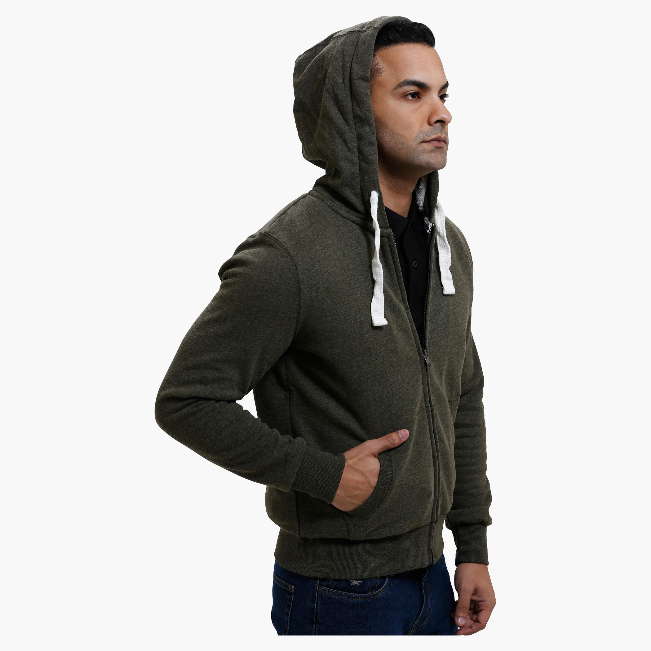Hooded Long Sleeves Sweatshirt with Zip Closure-men-winterwear-hoodiesandsweatshirts-image-8