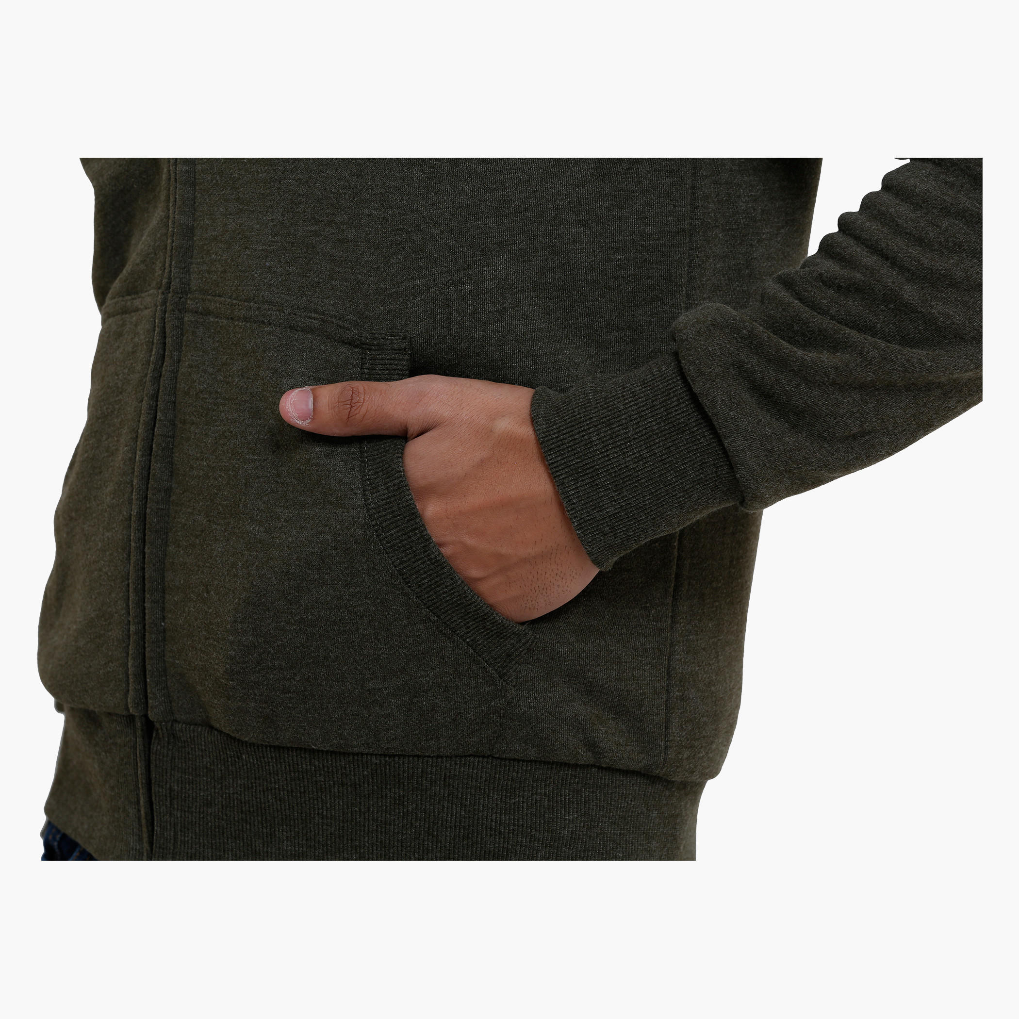 Hooded Long Sleeves Sweatshirt with Zip Closure-men-winterwear-hoodiesandsweatshirts-image-9