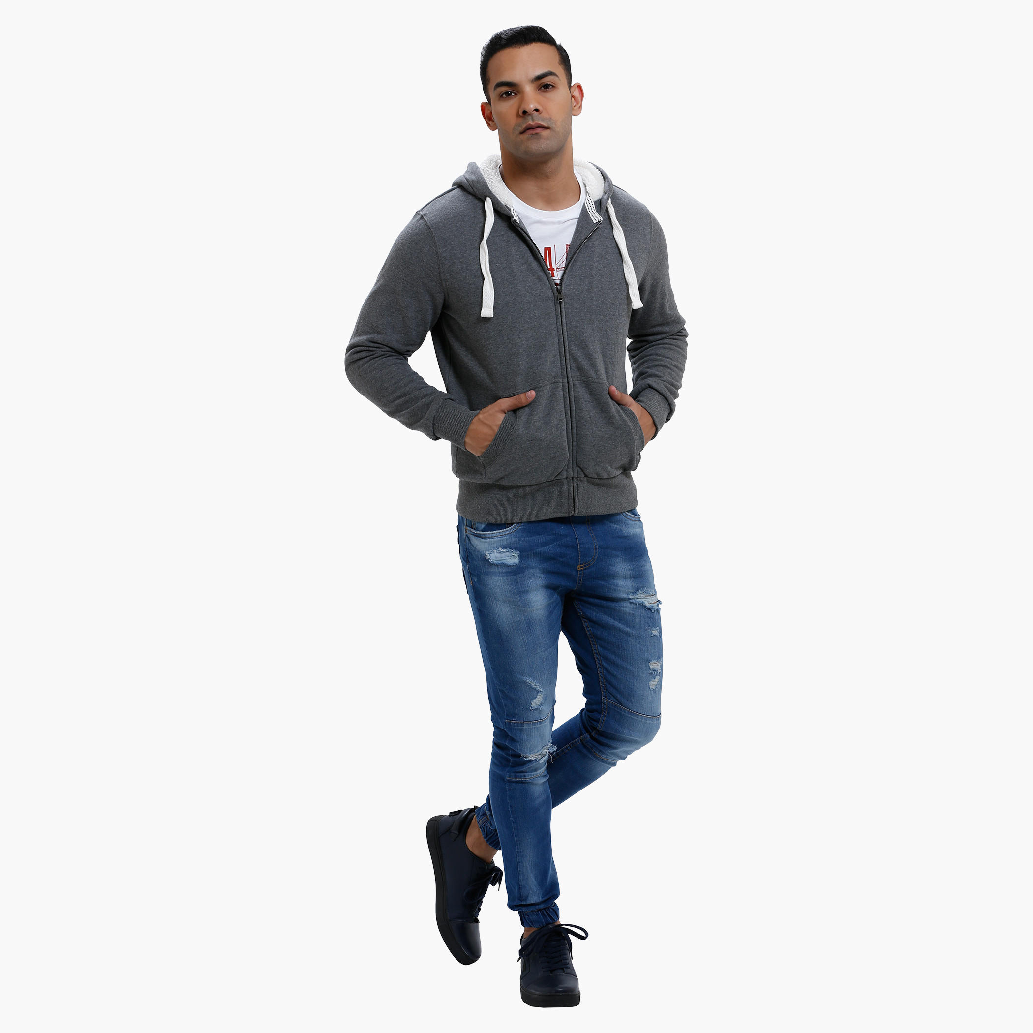 Hooded Long Sleeves Sweatshirt with Zip Closure-men-winterwear-hoodiesandsweatshirts-image-20