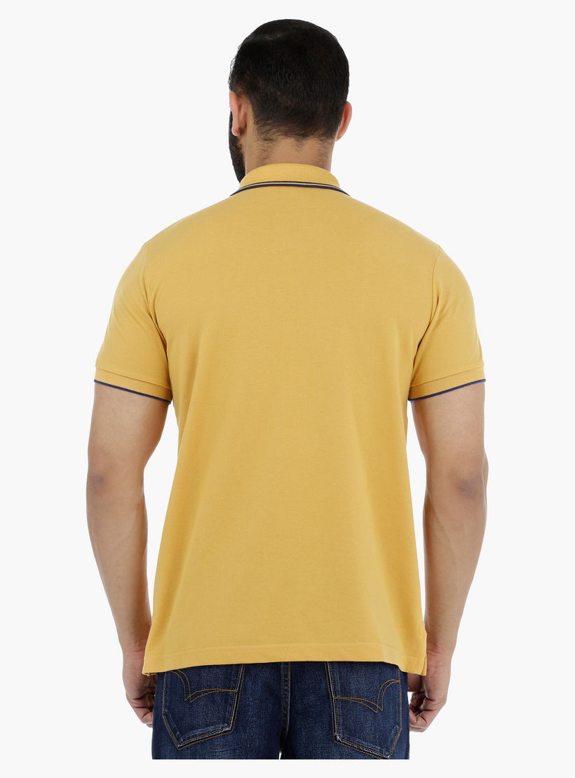 Pique Tipping Polo Neck T-Shirt with Short Sleeves-men-clothing-tshirtsandpolos-polos-image-2