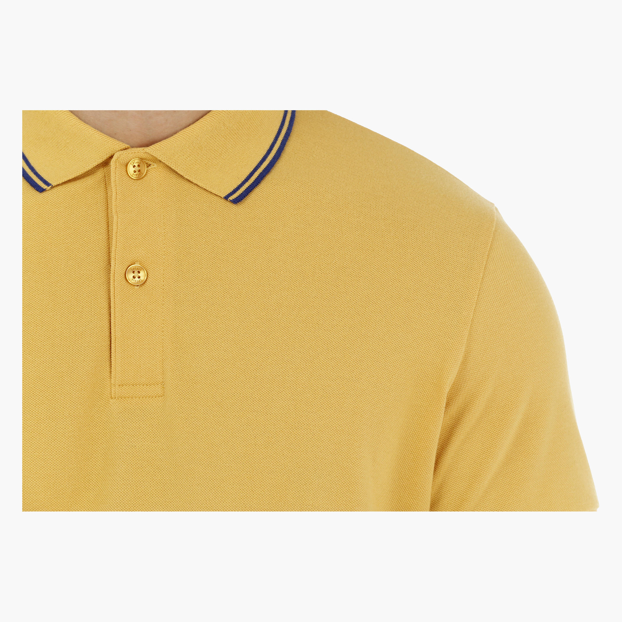 Pique Tipping Polo Neck T-Shirt with Short Sleeves-men-clothing-tshirtsandpolos-polos-image-4