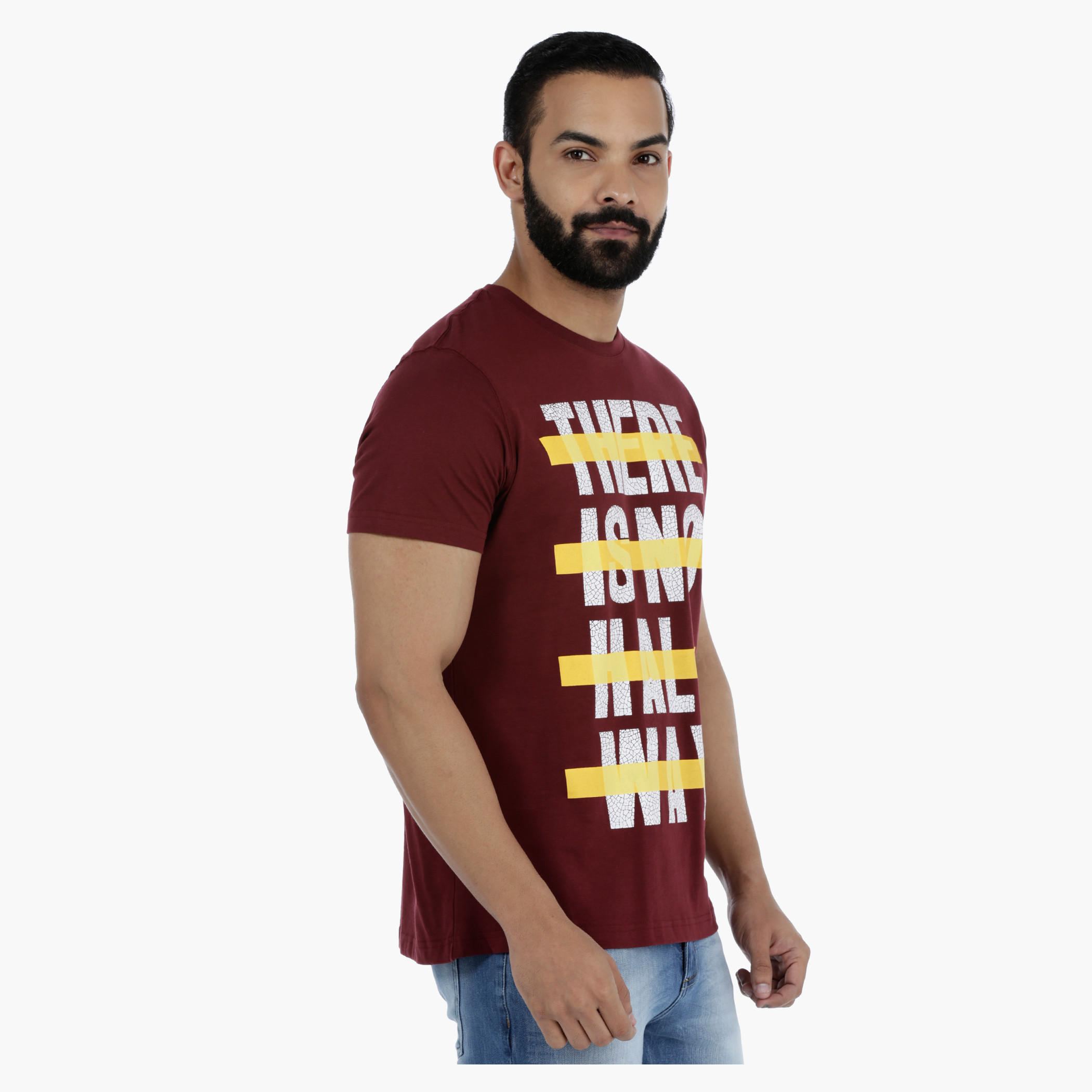 Printed Round Neck Short Sleeves Cotton T-Shirt-men-clothing-tshirtsandpolos-tshirts-image-3