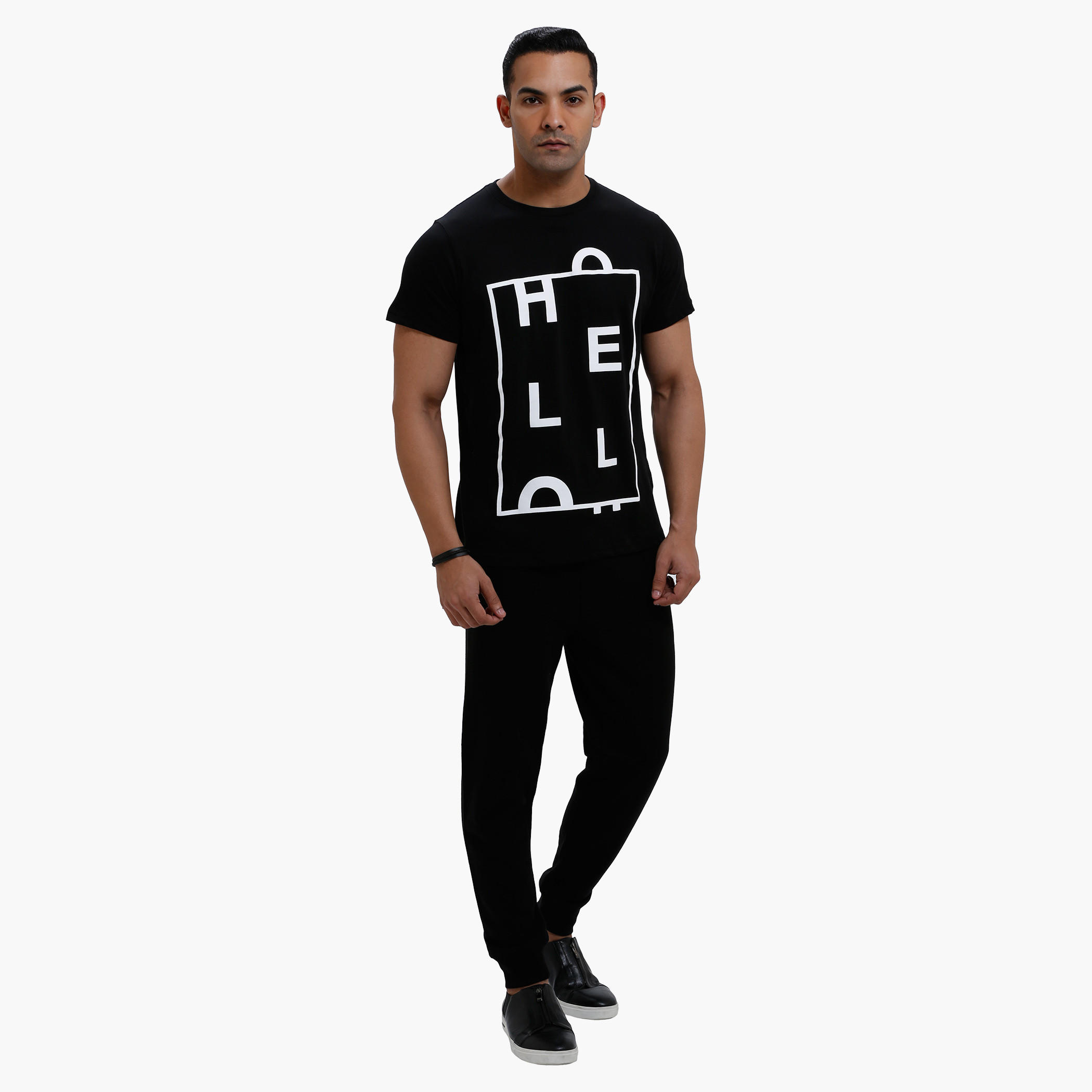 Printed Crew Neck T-Shirt with Short Sleeves in Regular Fit-men-clothing-tshirtsandpolos-tshirts-image-5