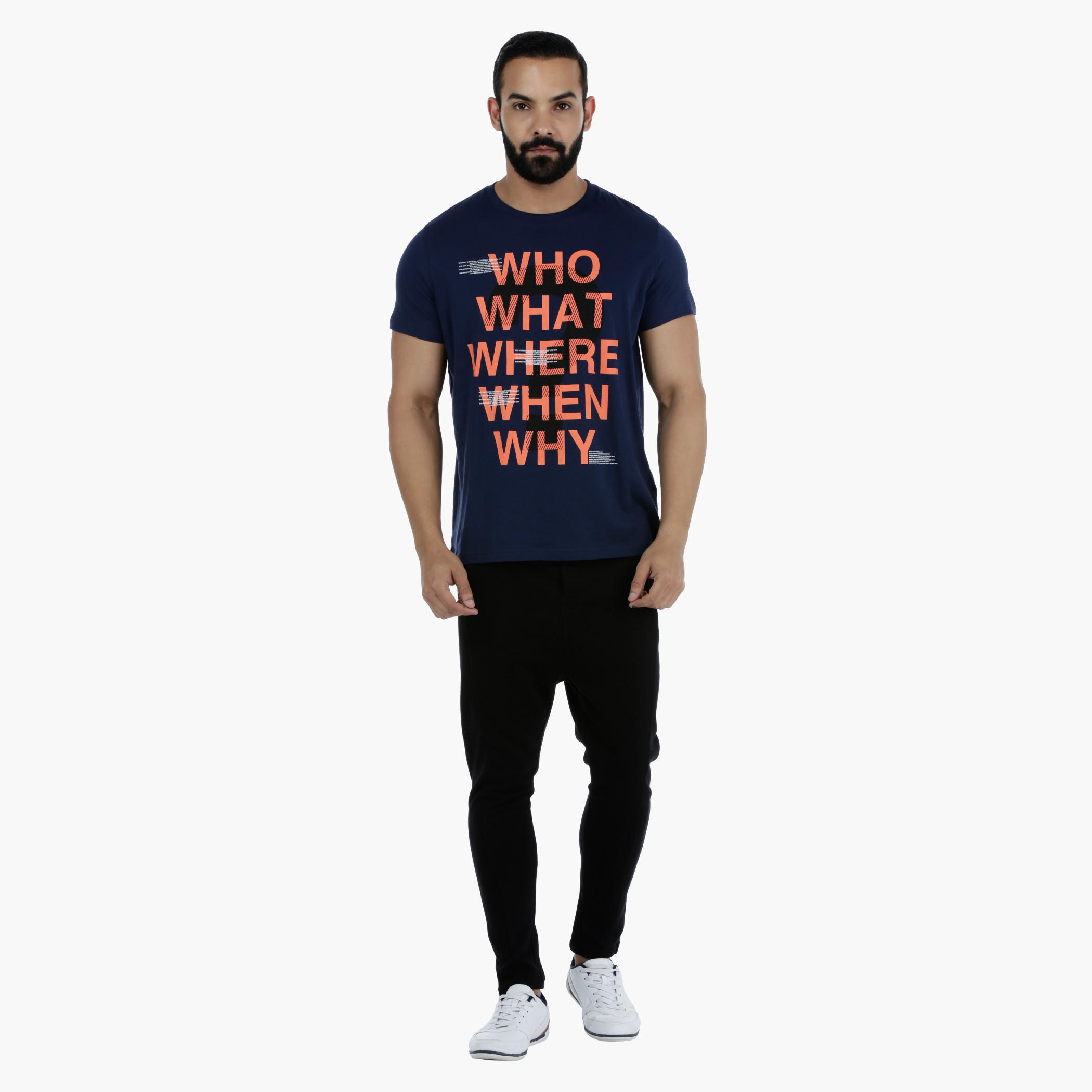 Printed T-Shirt with Short Sleeves-men-clothing-tshirtsandpolos-tshirts-image-5
