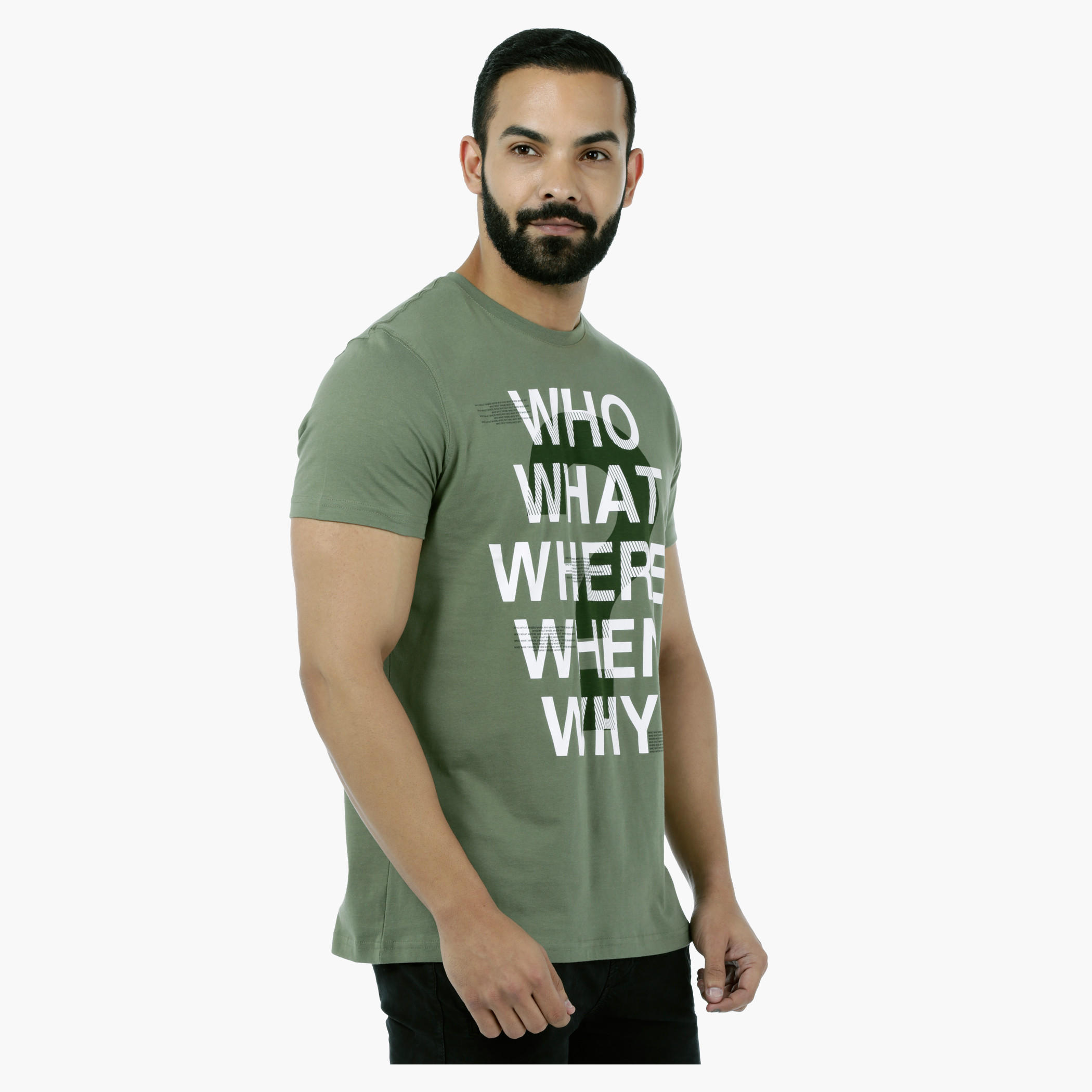 Basic Printed Short-sleeved T-shirt with Bio-wash-men-clothing-tshirtsandpolos-tshirts-image-3