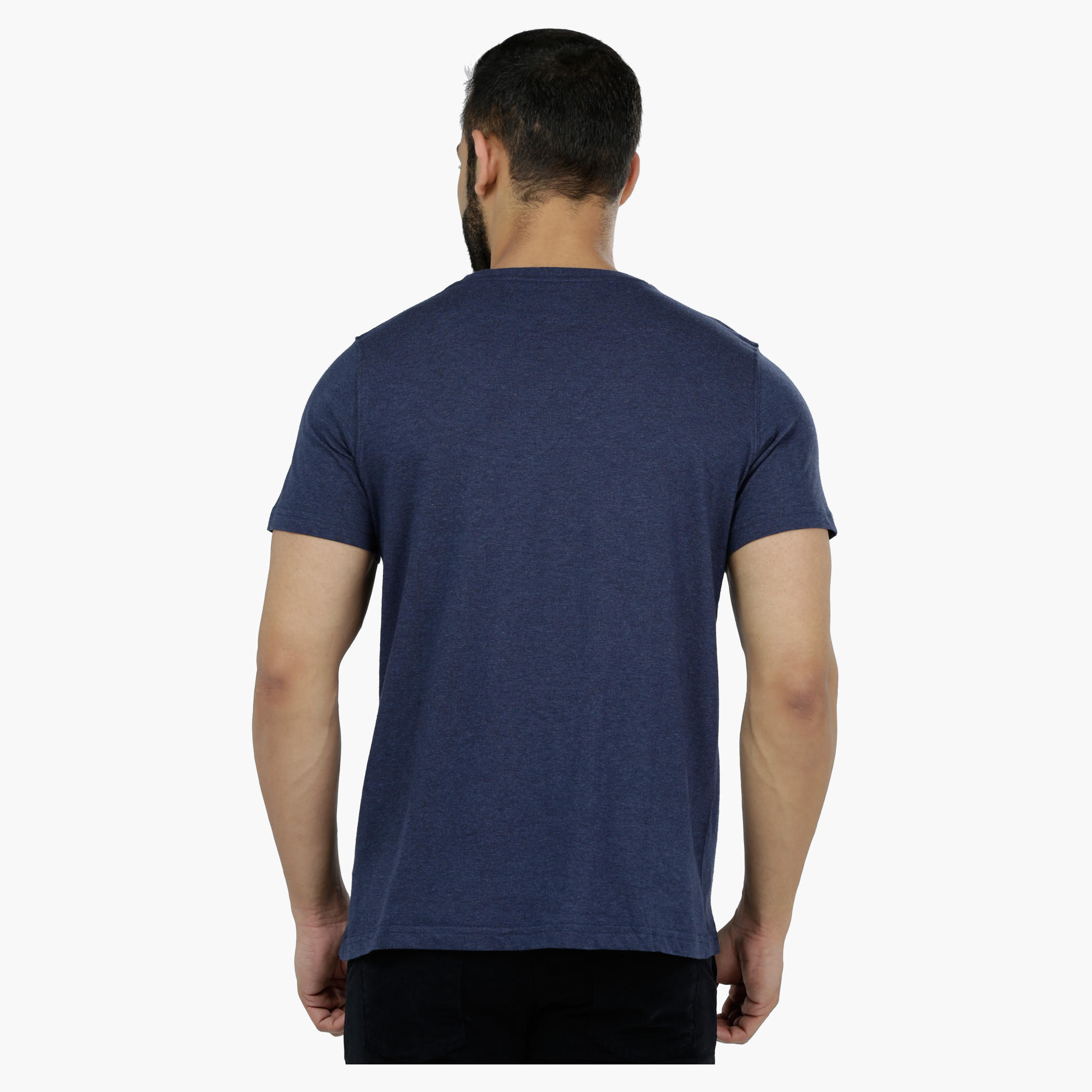Printed Round Neck Short Sleeves Cotton T-Shirt-men-clothing-tshirtsandpolos-tshirts-image-2