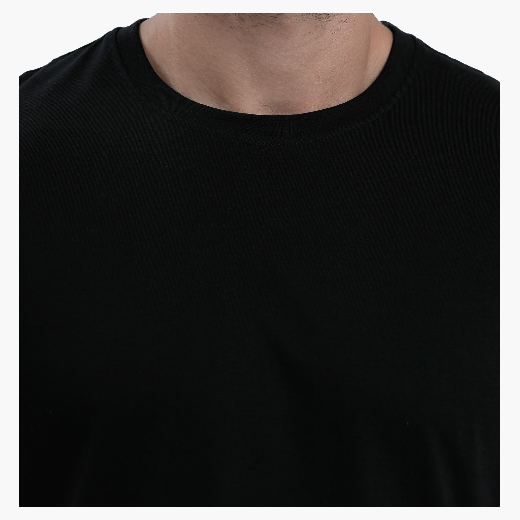 Crew Neck T-Shirt with Short Sleeves in Slim Fit-men-clothing-tshirtsandpolos-tshirts-image-9