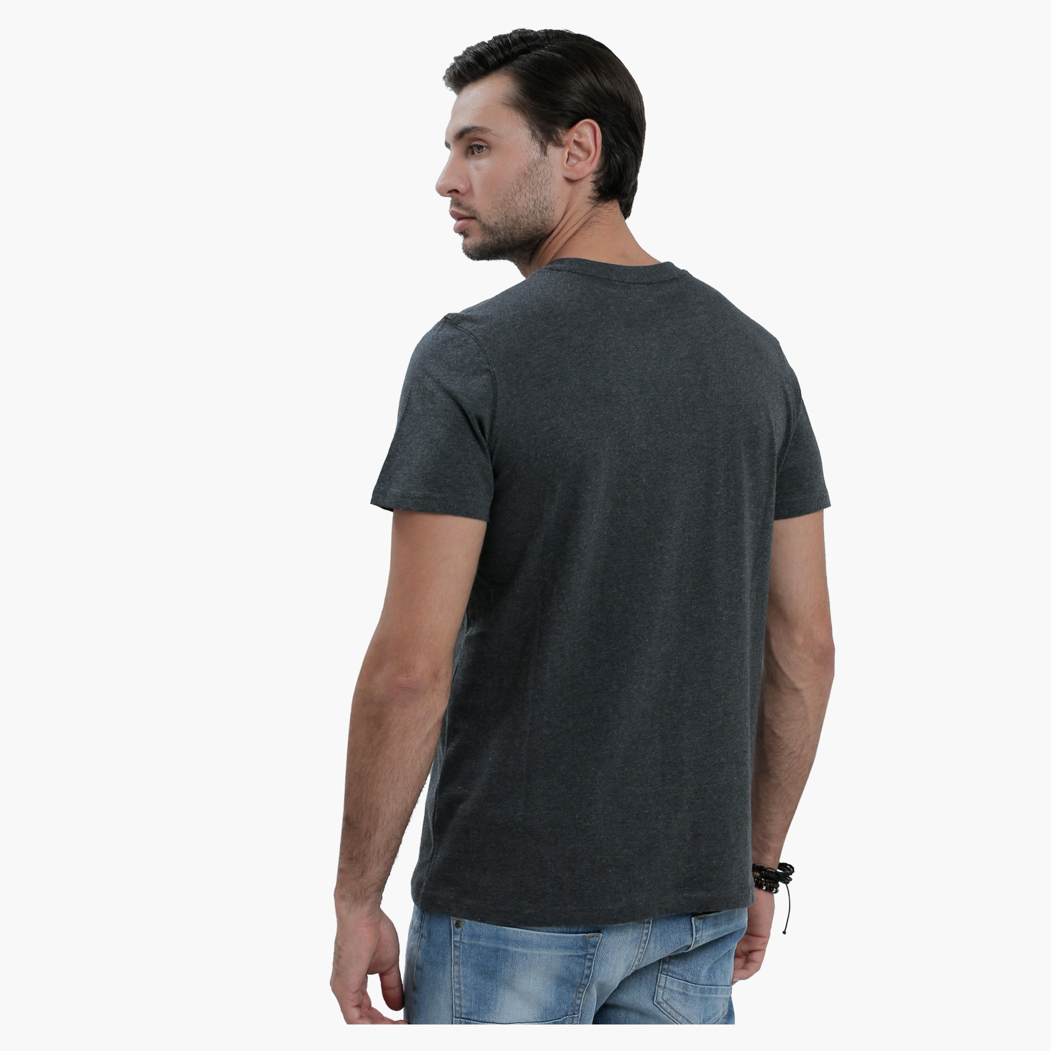 Crew Neck T-Shirt with Short Sleeves in Slim Fit-men-clothing-tshirtsandpolos-tshirts-image-12