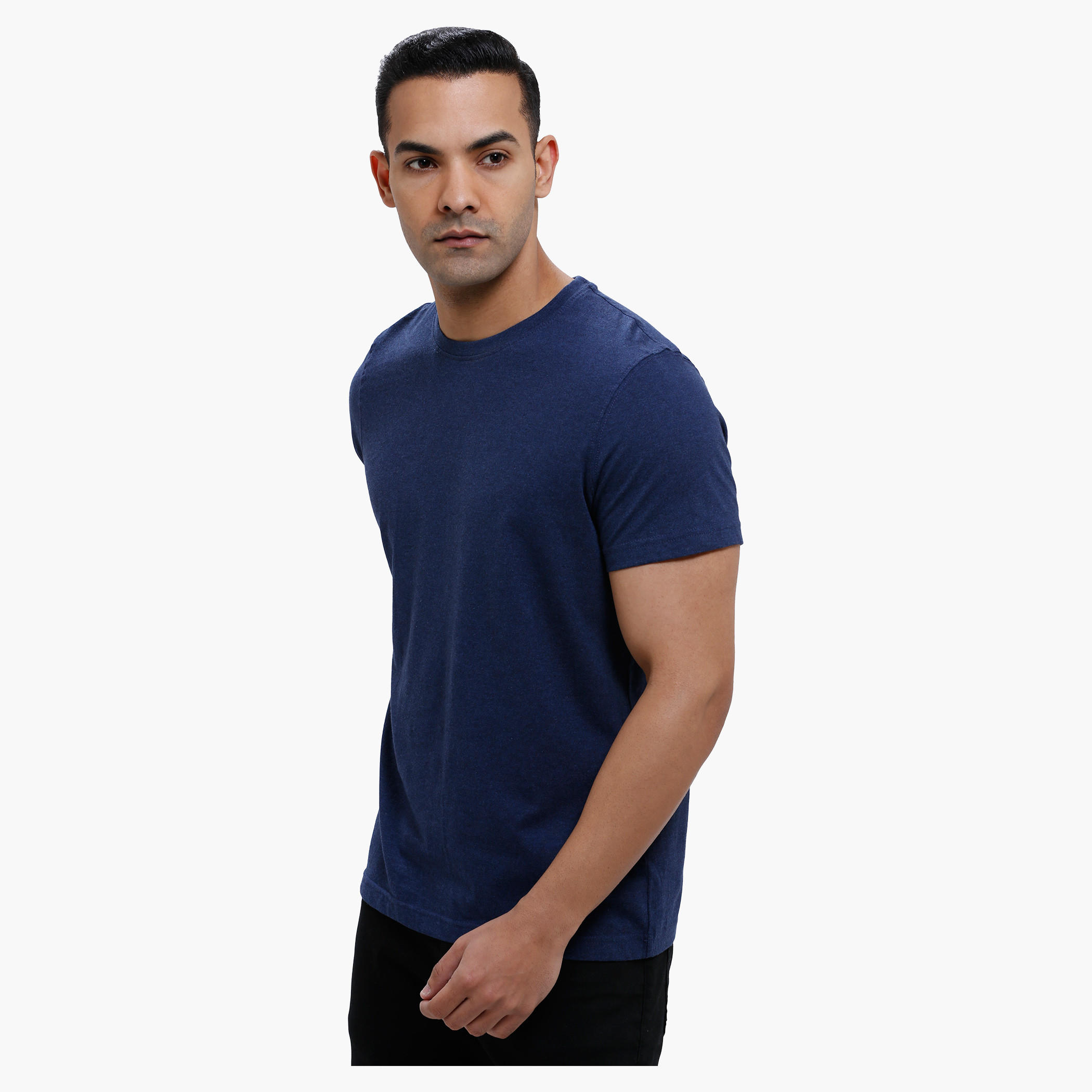 Crew Neck T-Shirt with Short Sleeves in Slim Fit-men-clothing-tshirtsandpolos-tshirts-image-6