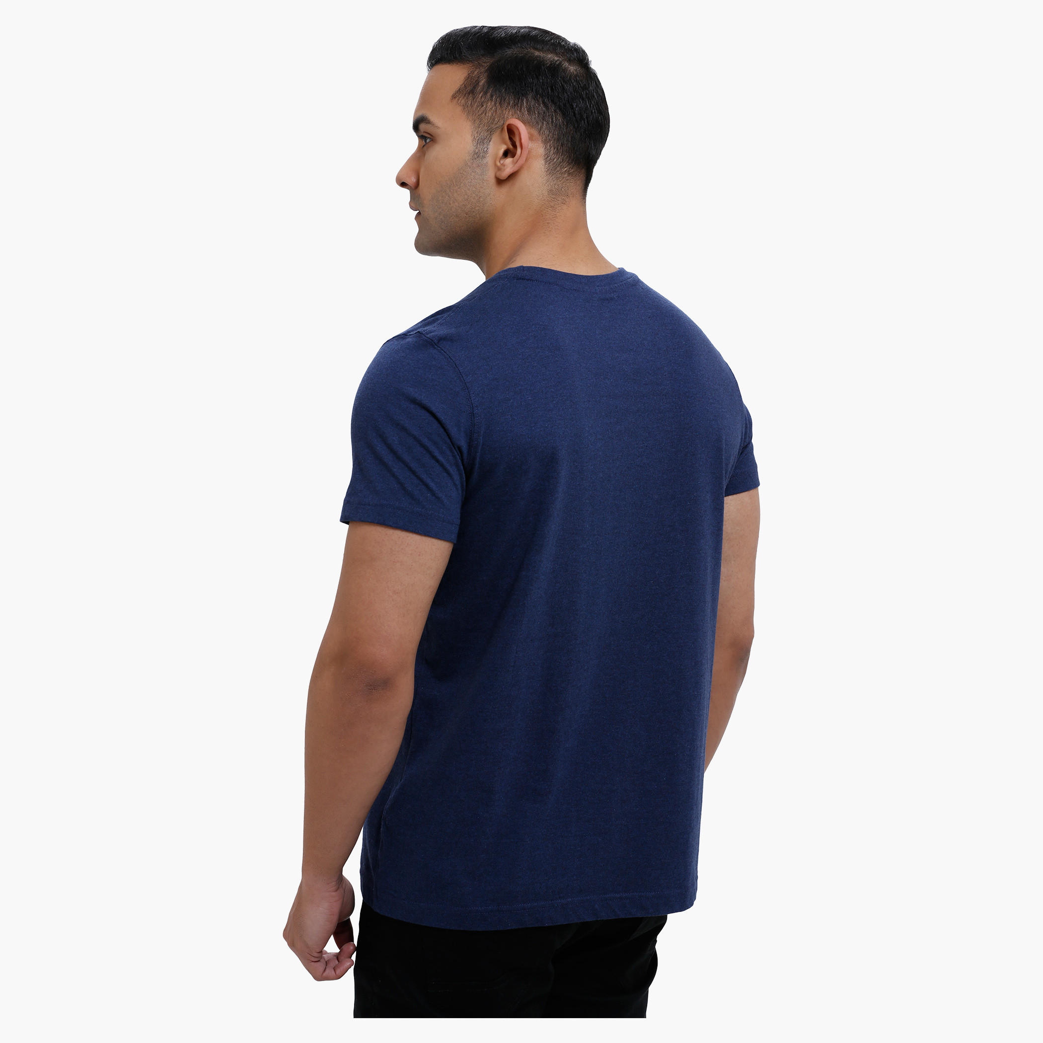 Crew Neck T-Shirt with Short Sleeves in Slim Fit-men-clothing-tshirtsandpolos-tshirts-image-7