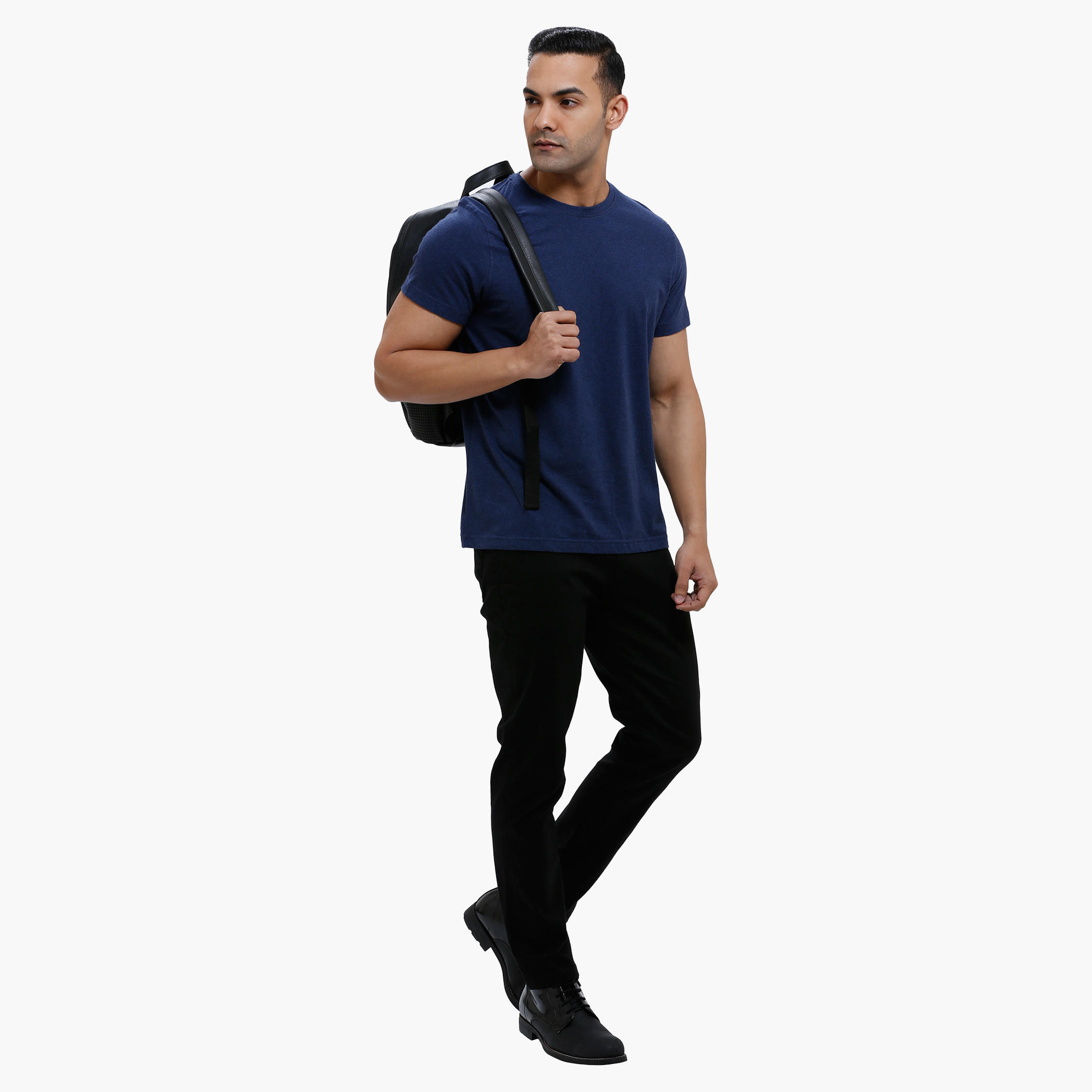 Crew Neck T-Shirt with Short Sleeves in Slim Fit-men-clothing-tshirtsandpolos-tshirts-image-10