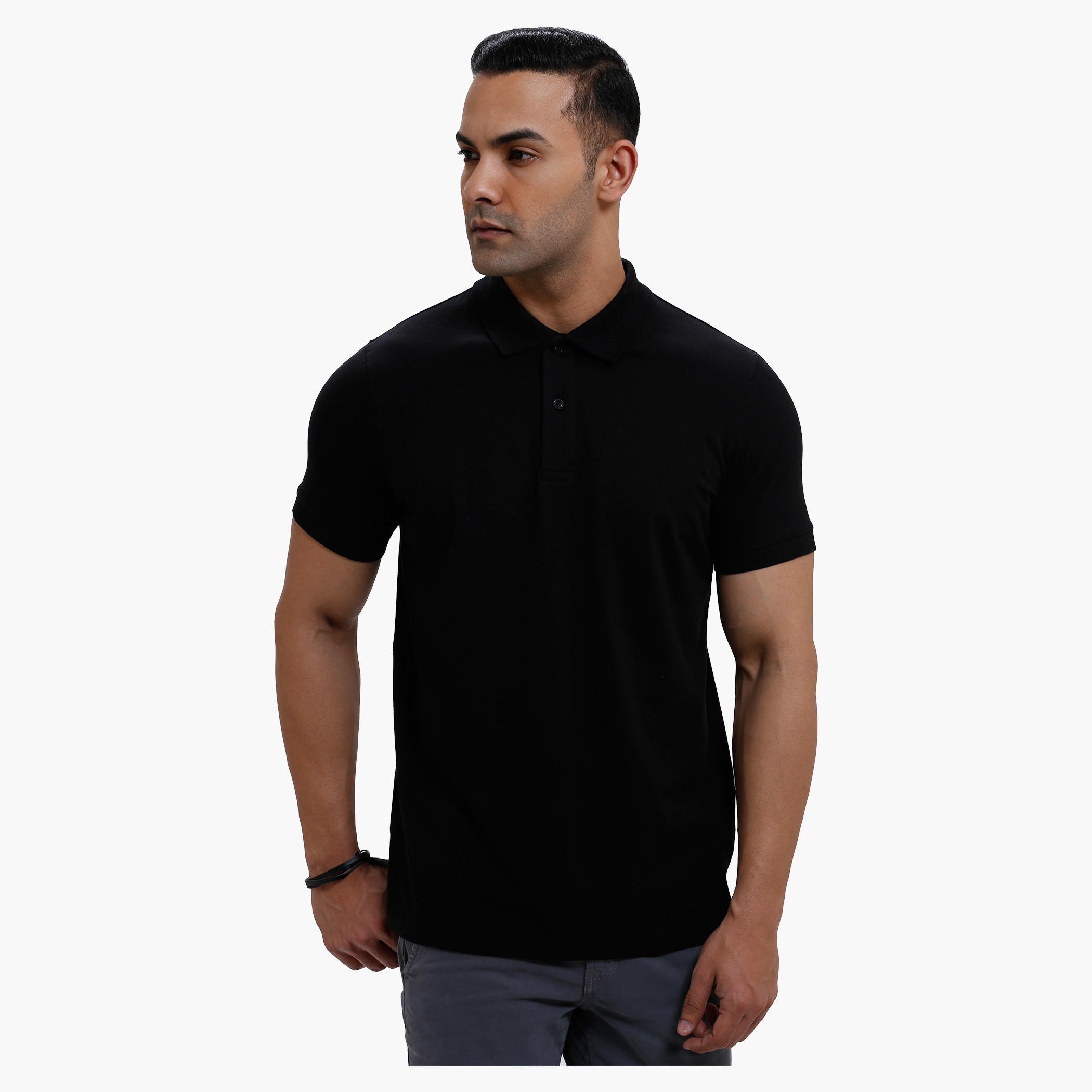 Polo Neck T-Shirt with Short Sleeves in Regular Fit-men-clothing-tshirtsandpolos-polos-image-6