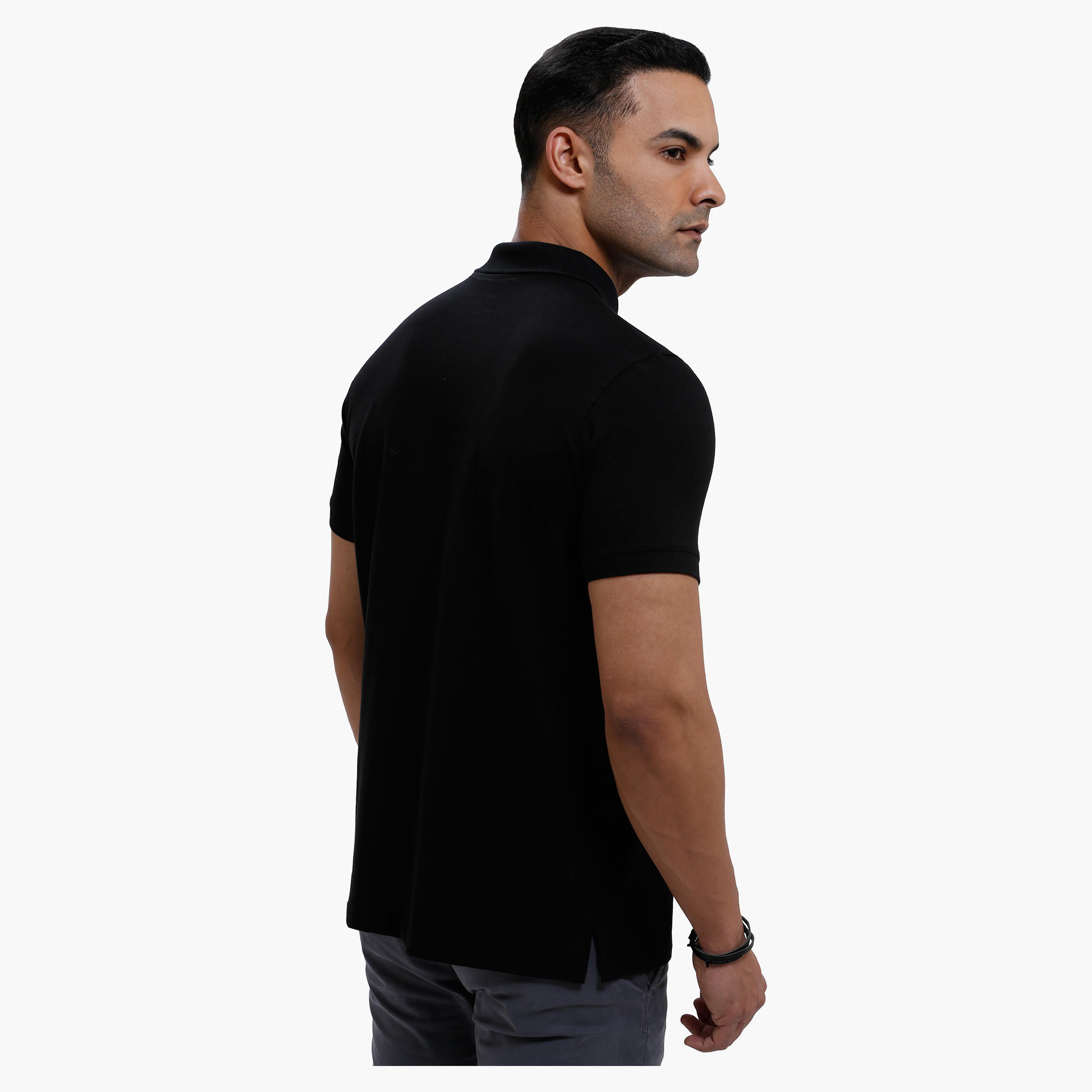 Polo Neck T-Shirt with Short Sleeves in Regular Fit-men-clothing-tshirtsandpolos-polos-image-7