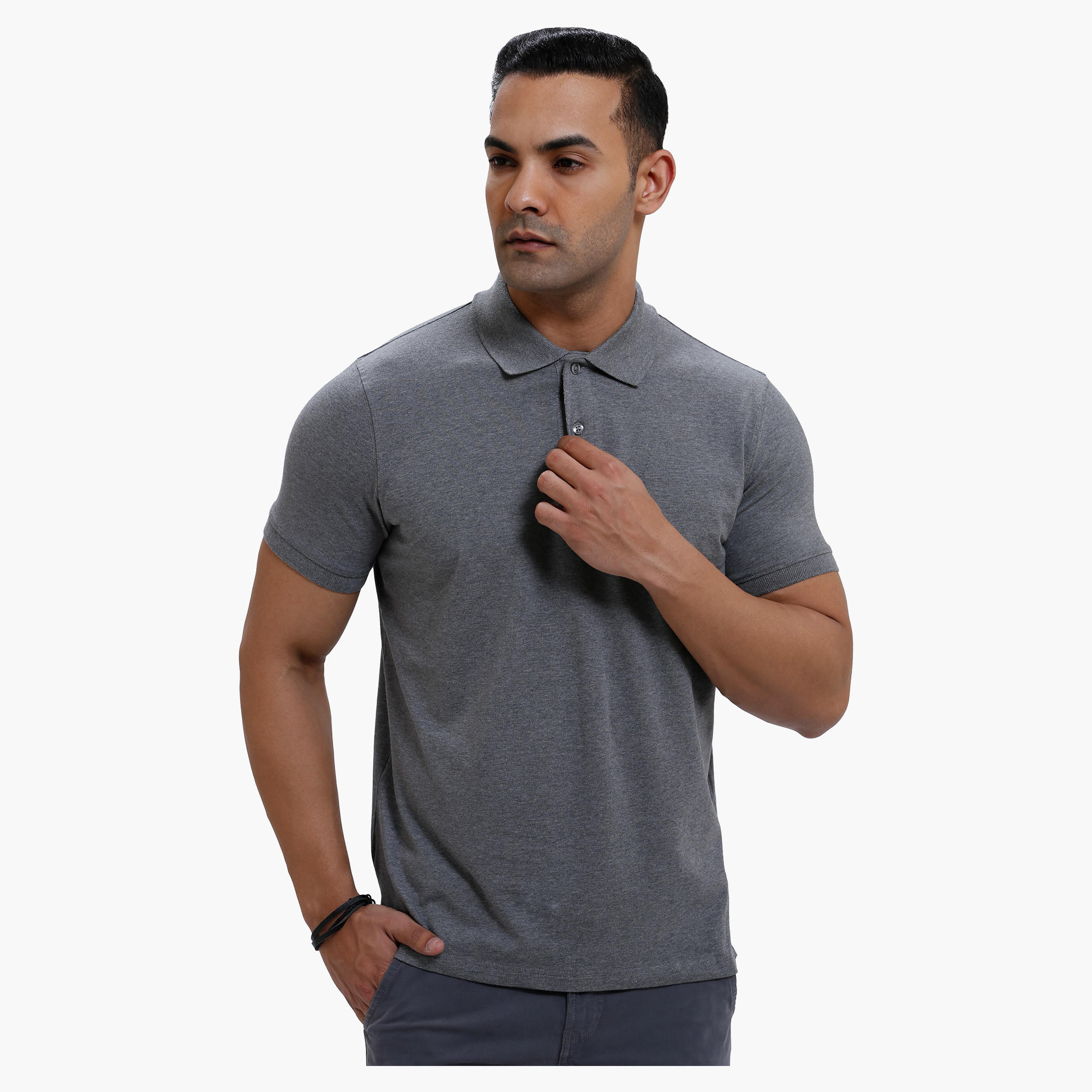 Polo Neck T-Shirt with Short Sleeves in Regular Fit-men-clothing-tshirtsandpolos-polos-image-11