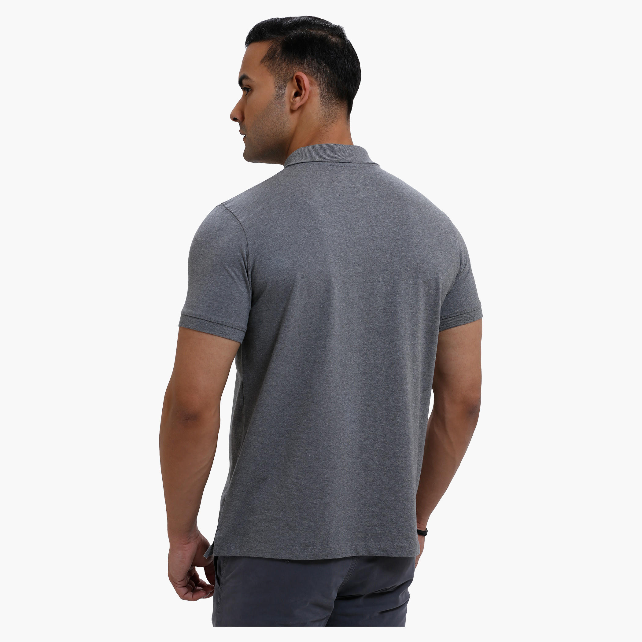 Polo Neck T-Shirt with Short Sleeves in Regular Fit-men-clothing-tshirtsandpolos-polos-image-12