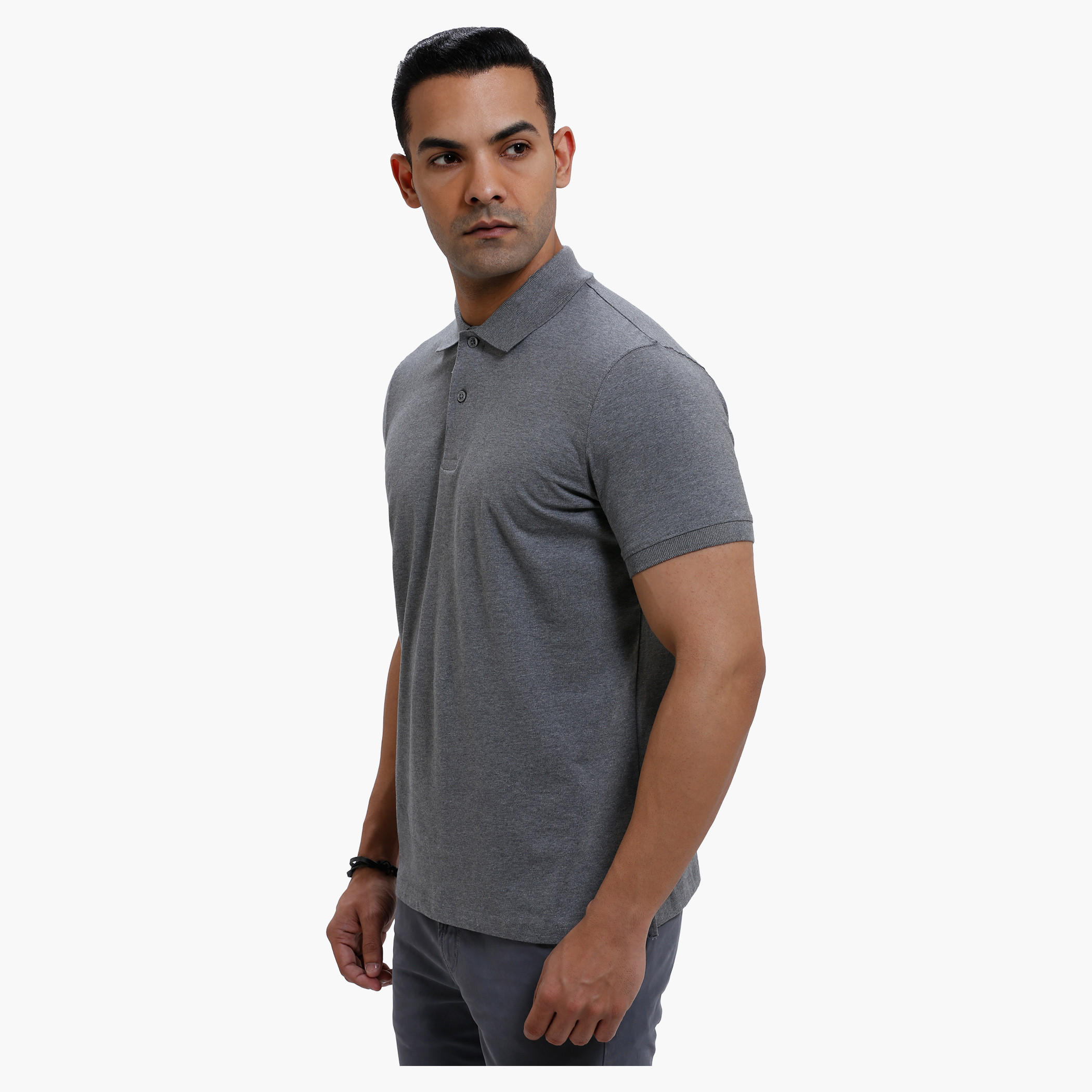 Polo Neck T-Shirt with Short Sleeves in Regular Fit-men-clothing-tshirtsandpolos-polos-image-13