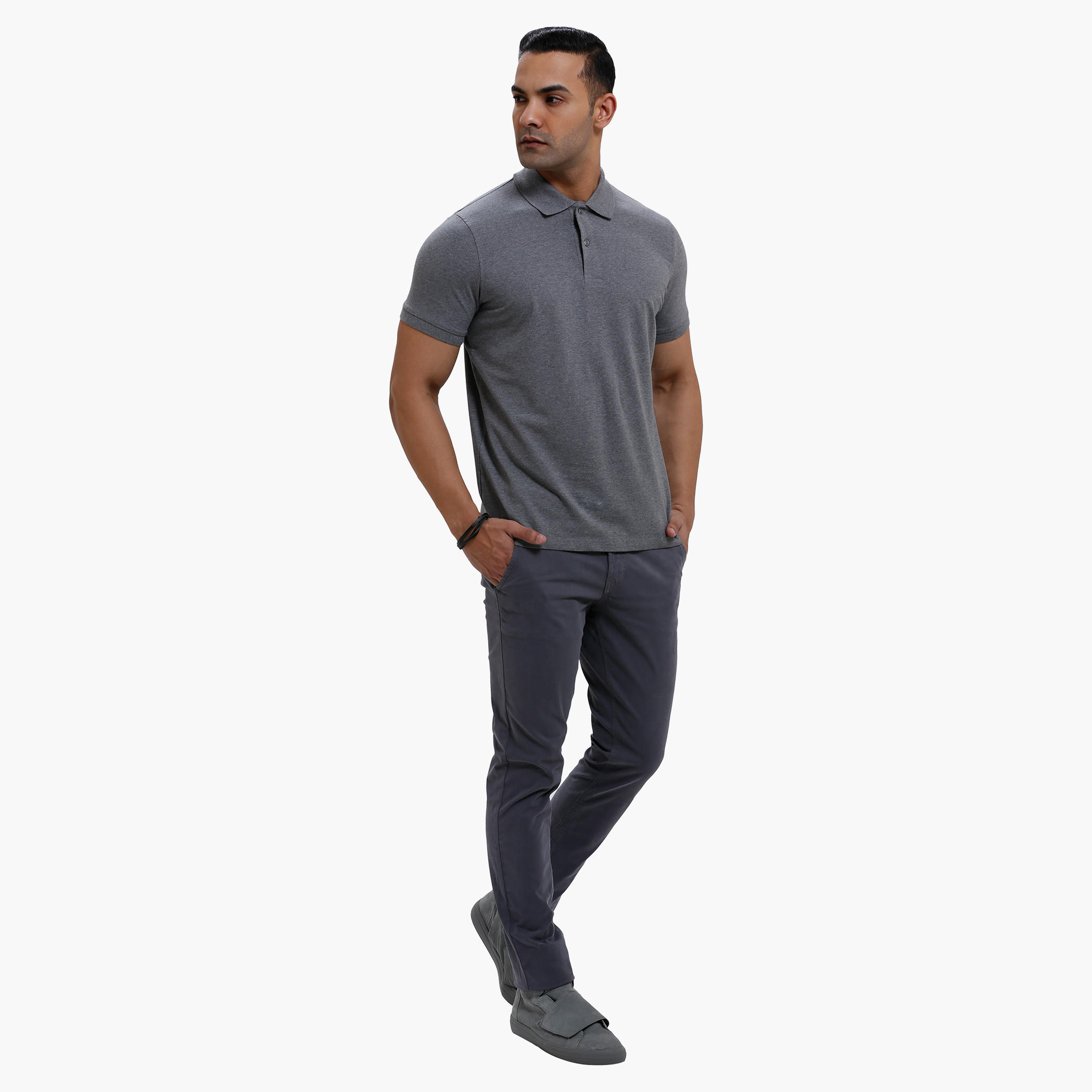 Polo Neck T-Shirt with Short Sleeves in Regular Fit-men-clothing-tshirtsandpolos-polos-image-15