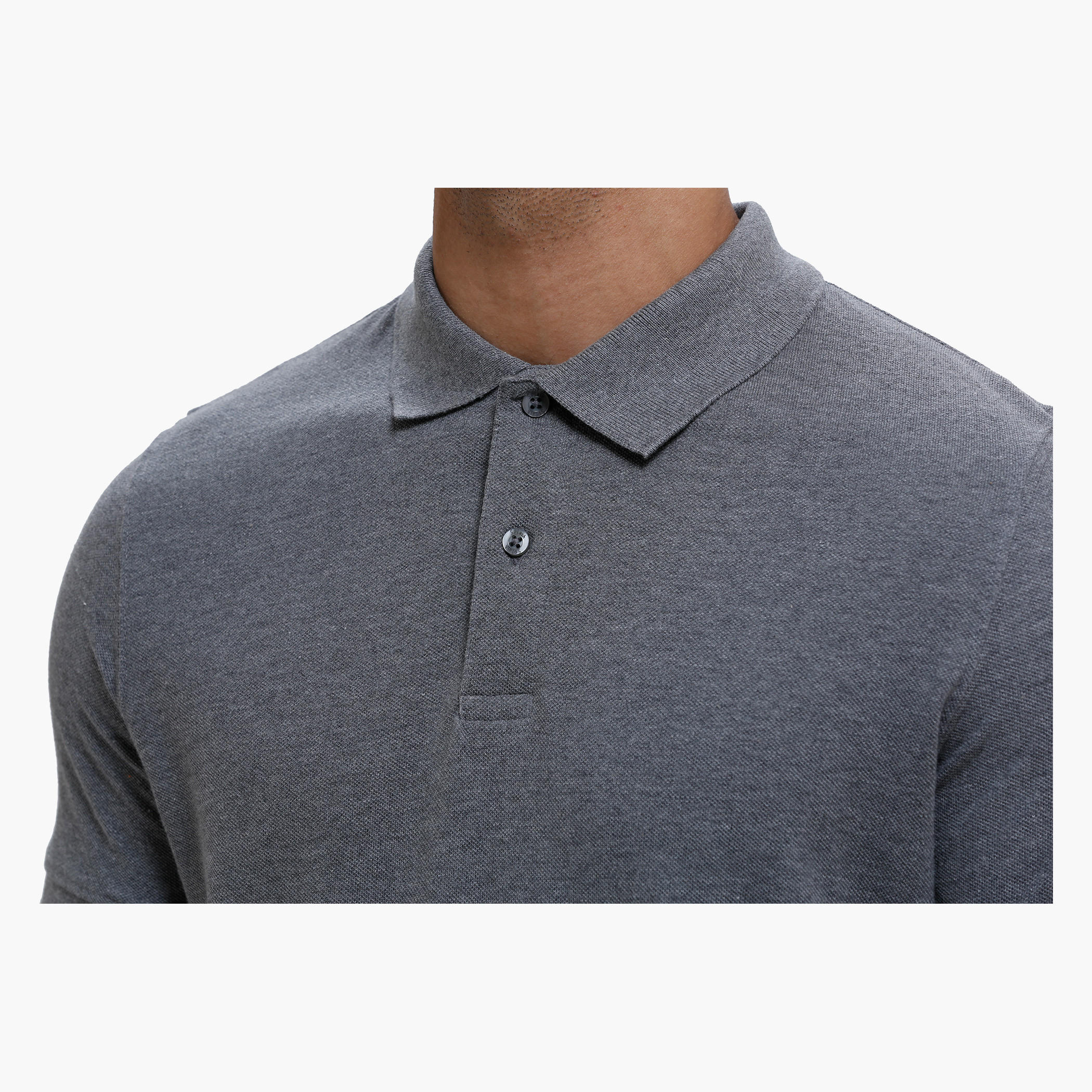 Polo Neck T-Shirt with Short Sleeves-men-clothing-tshirtsandpolos-polos-image-4