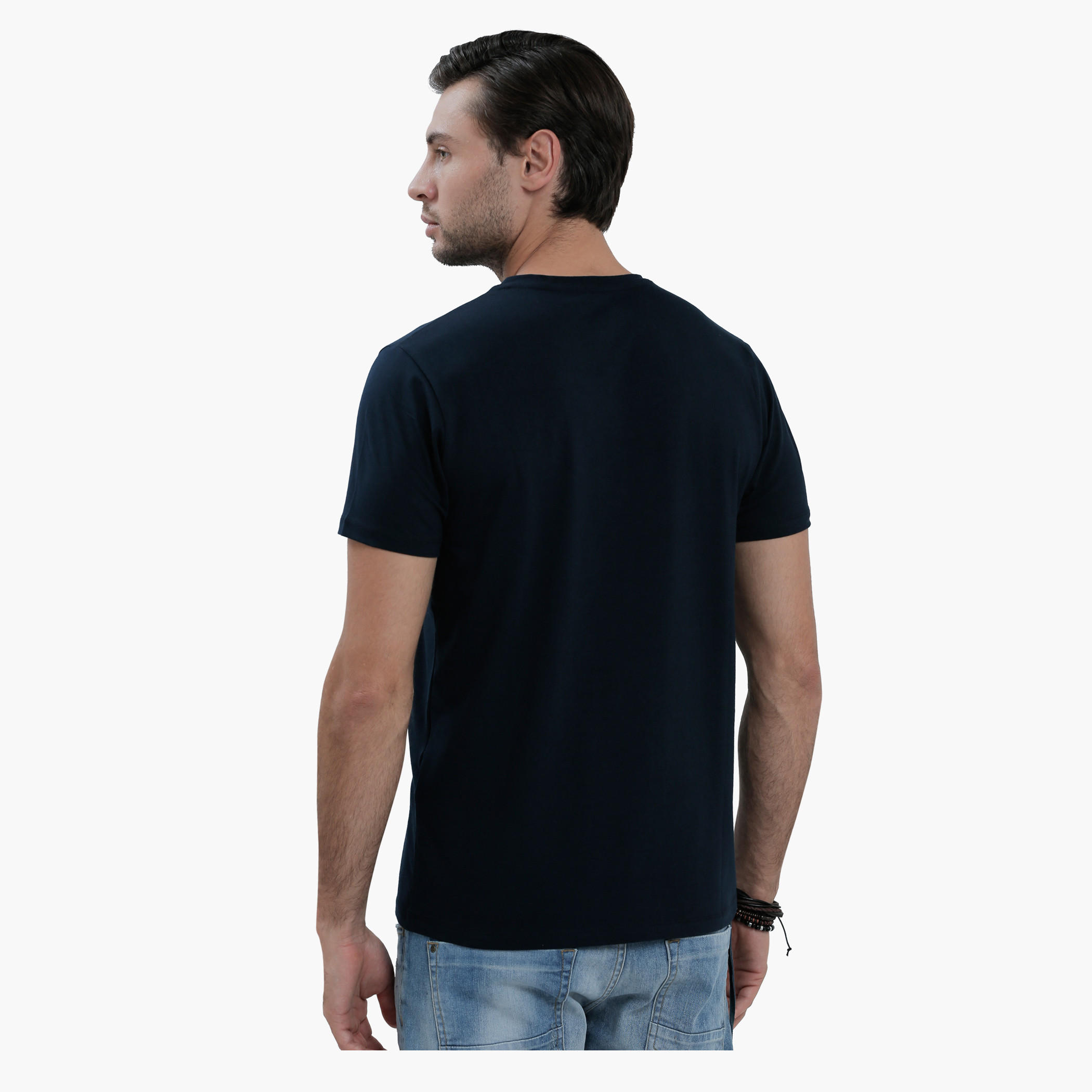 Round Neck T-Shirt with Short Sleeves in Slim Fit-men-clothing-tshirtsandpolos-tshirts-image-17