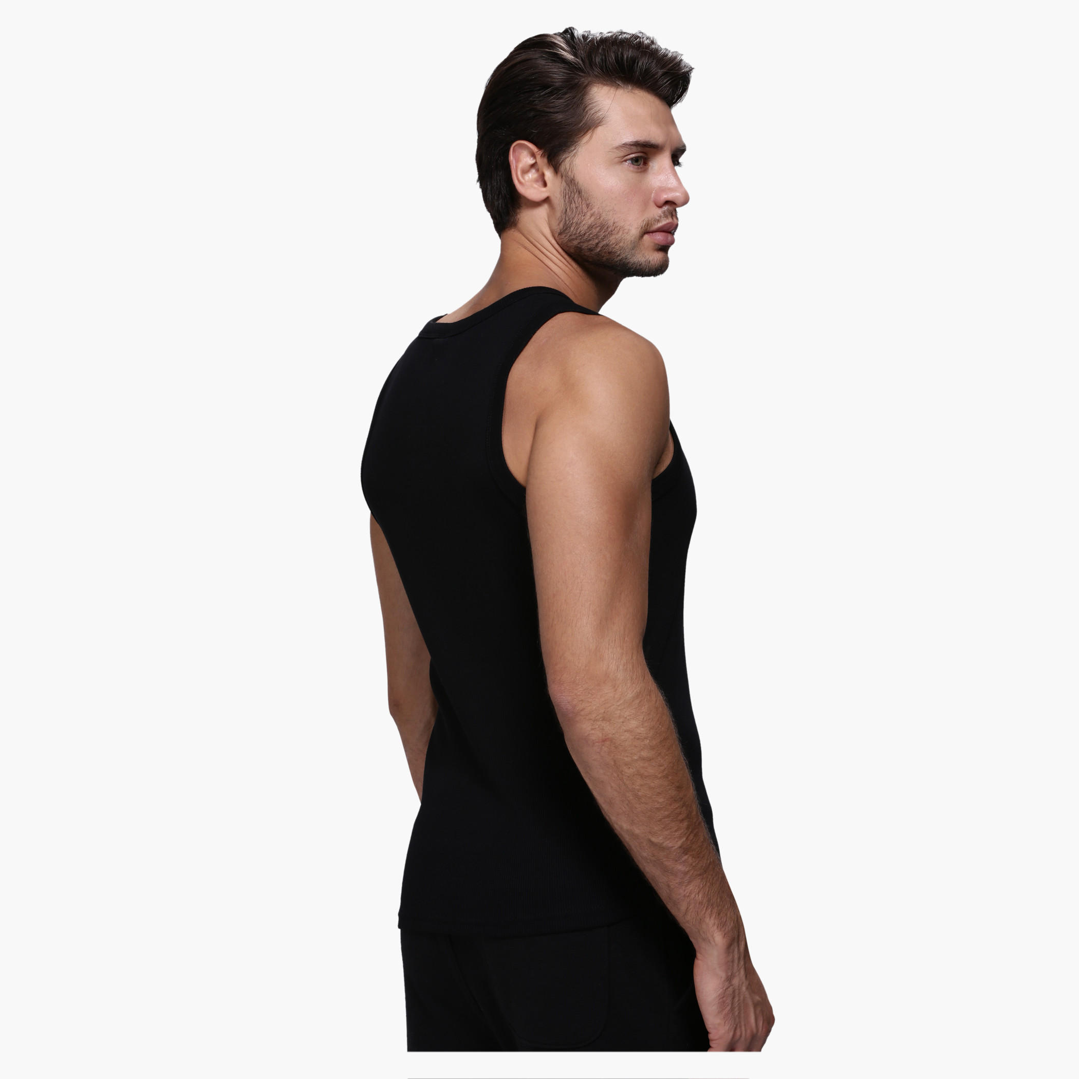 Sleeveless T-Shirt in Slim Fit-men-clothing-tshirtsandpolos-vests-image-2