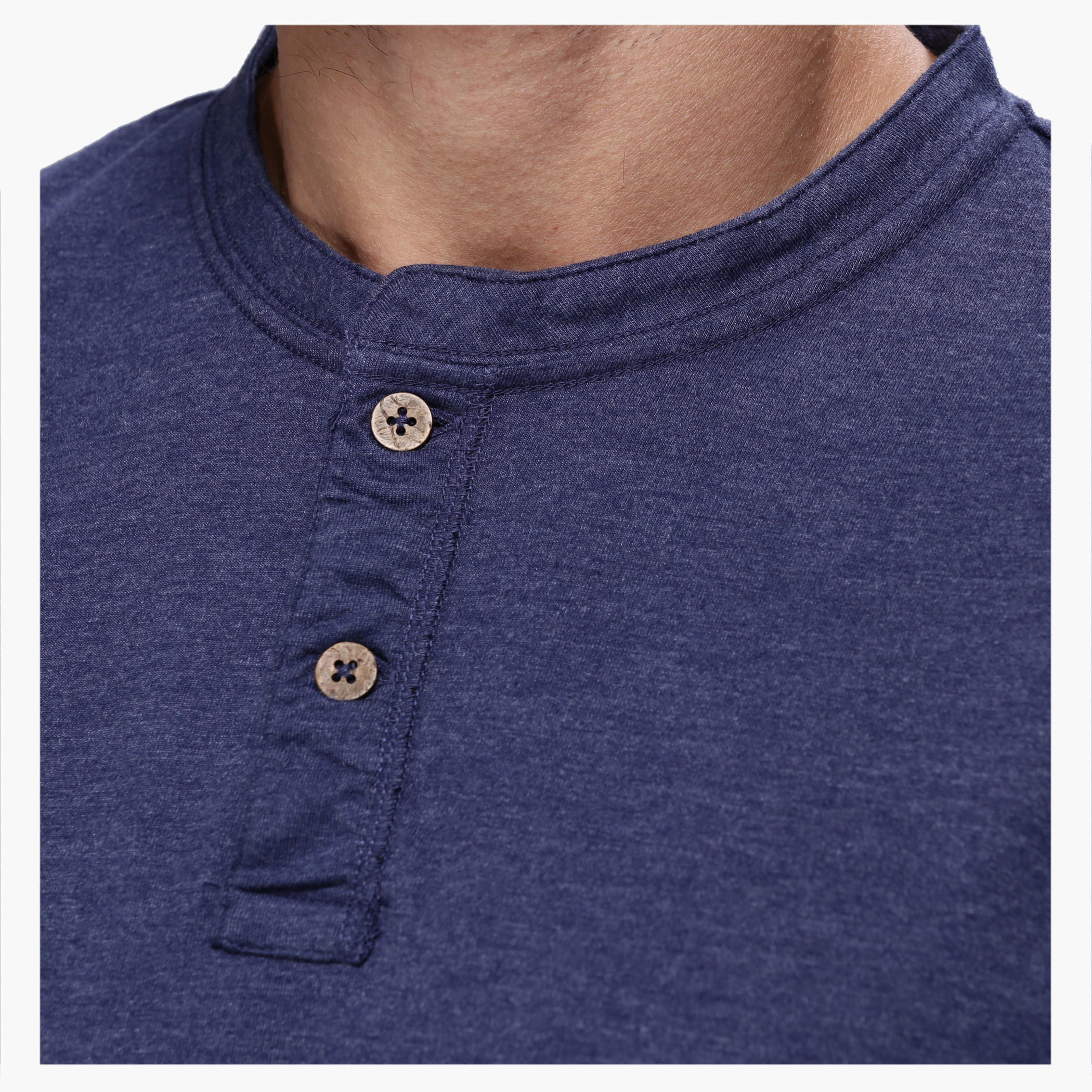 Henley Neck T-Shirt with Short Sleeves in Slim Fit-men-clothing-tshirtsandpolos-tshirts-image-4