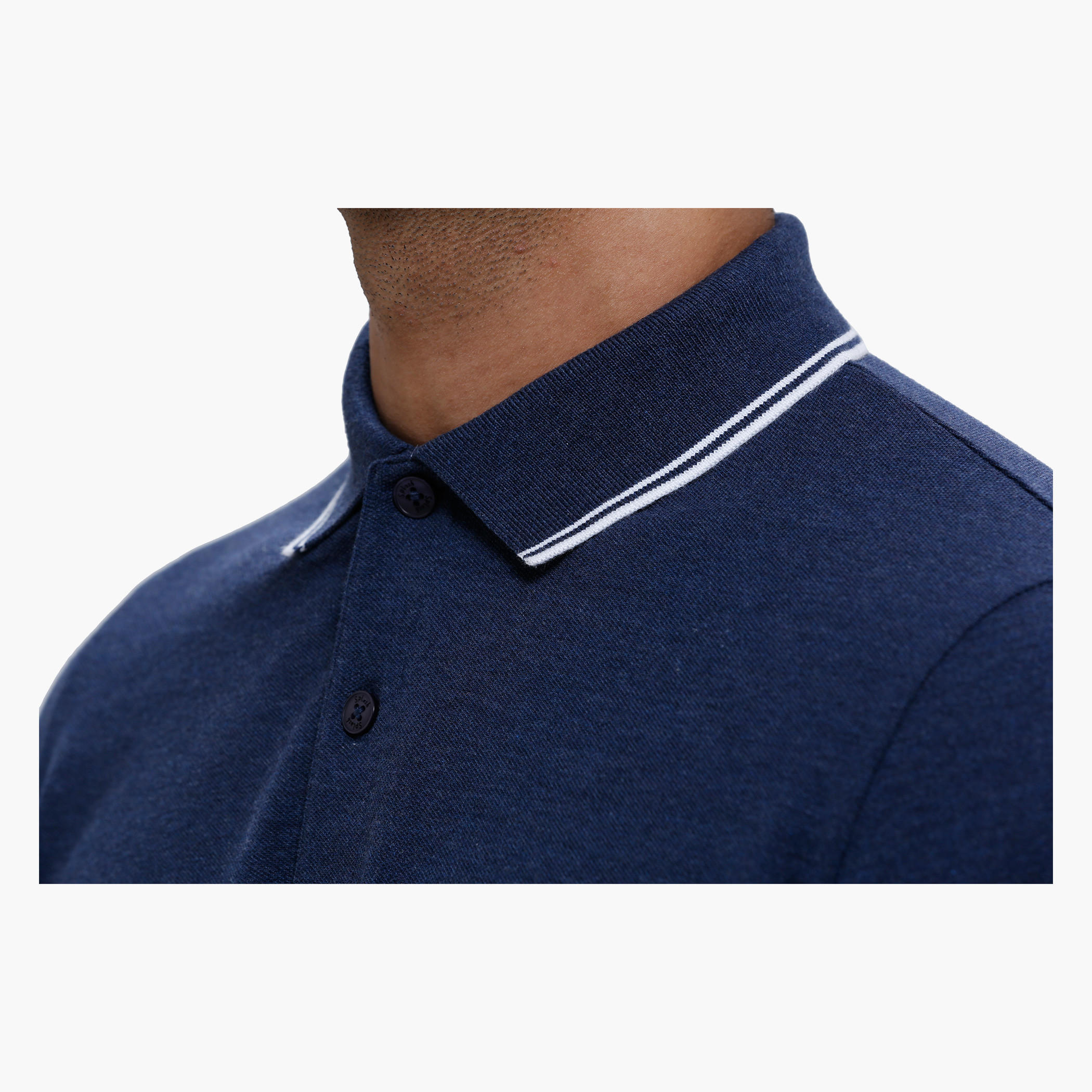 Polo Neck T-Shirt with Short Sleeves in Slim Fit-men-clothing-tshirtsandpolos-polos-image-4