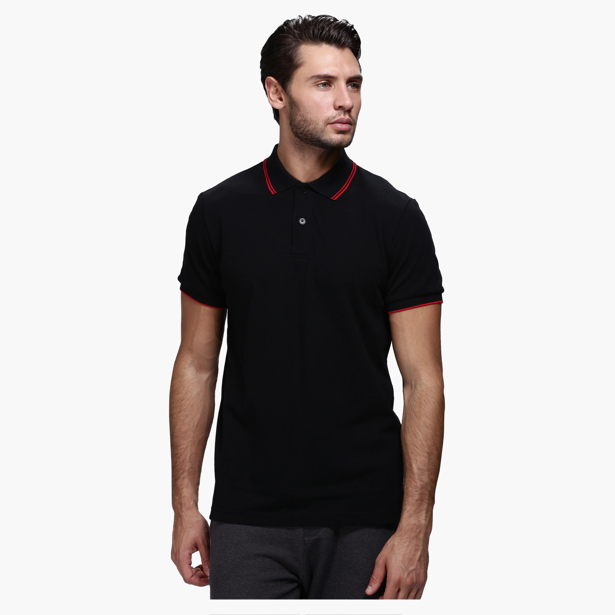 تيشيرت بياقة بولو وأكمام قصيرة-men-clothing-tshirtsandpolos-polos-image-6