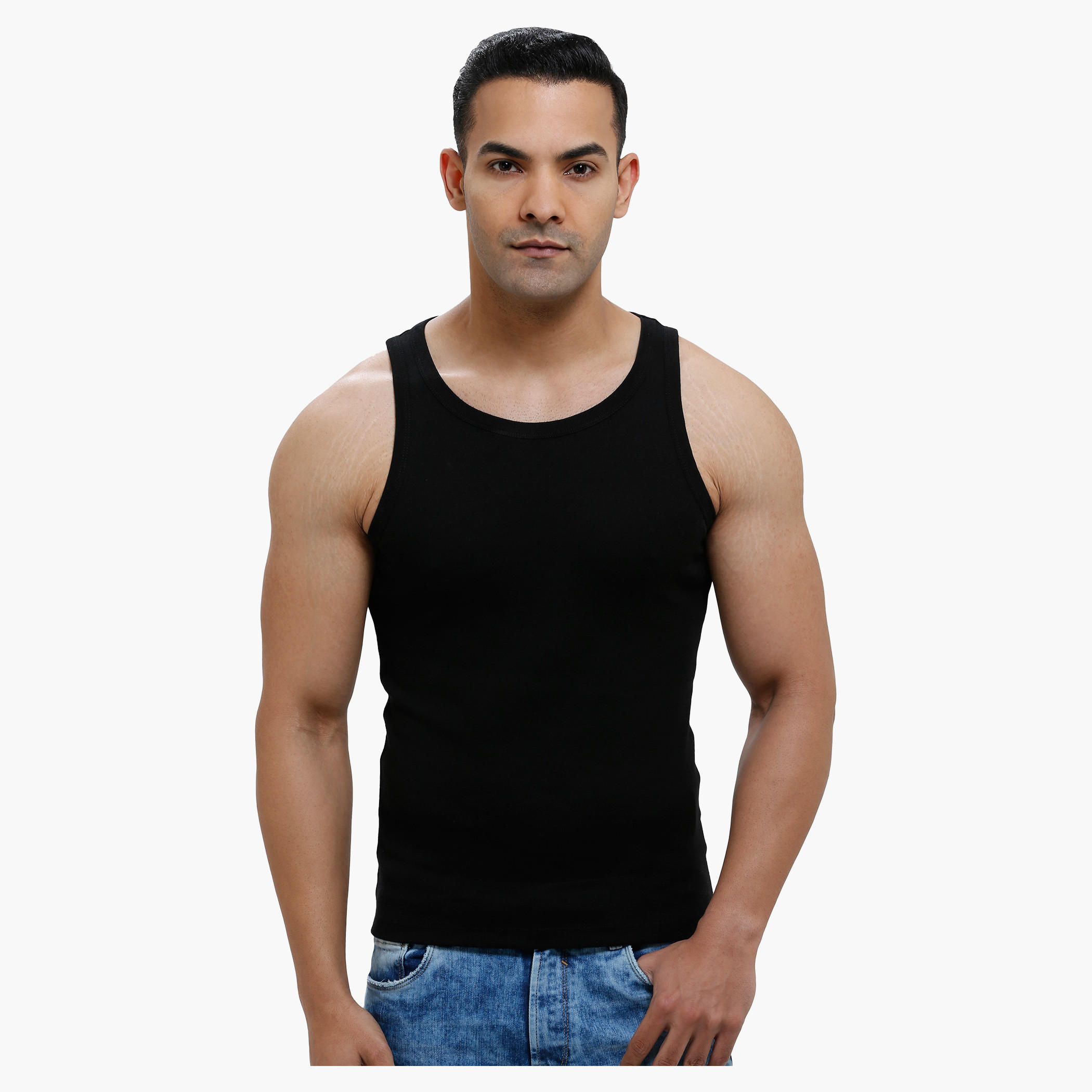 Sleeveless Vest in Regular Fit-men-clothing-tshirtsandpolos-vests-image-11