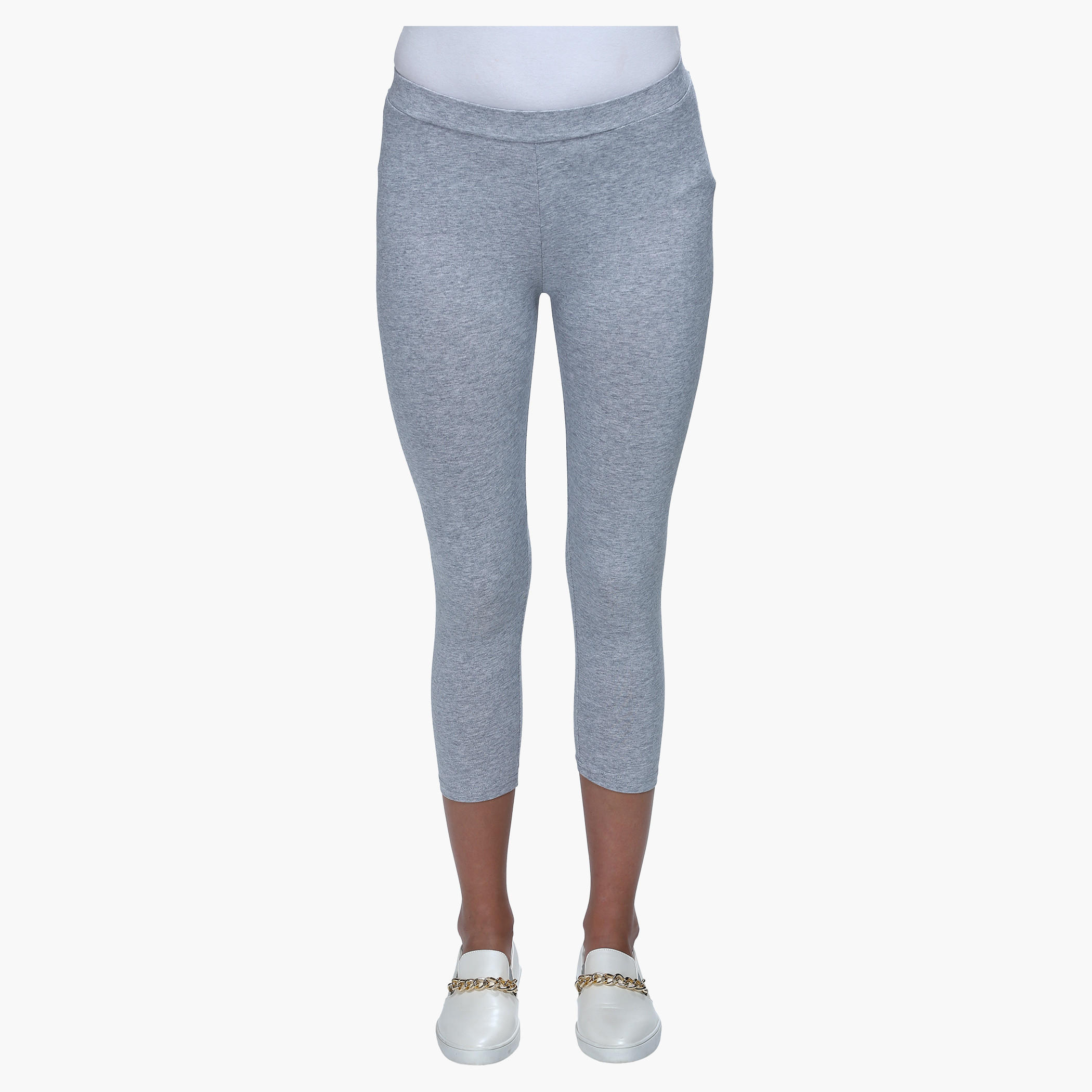 Leggings with Elasticised Waistband-women-clothing-bottoms-leggings-image-1
