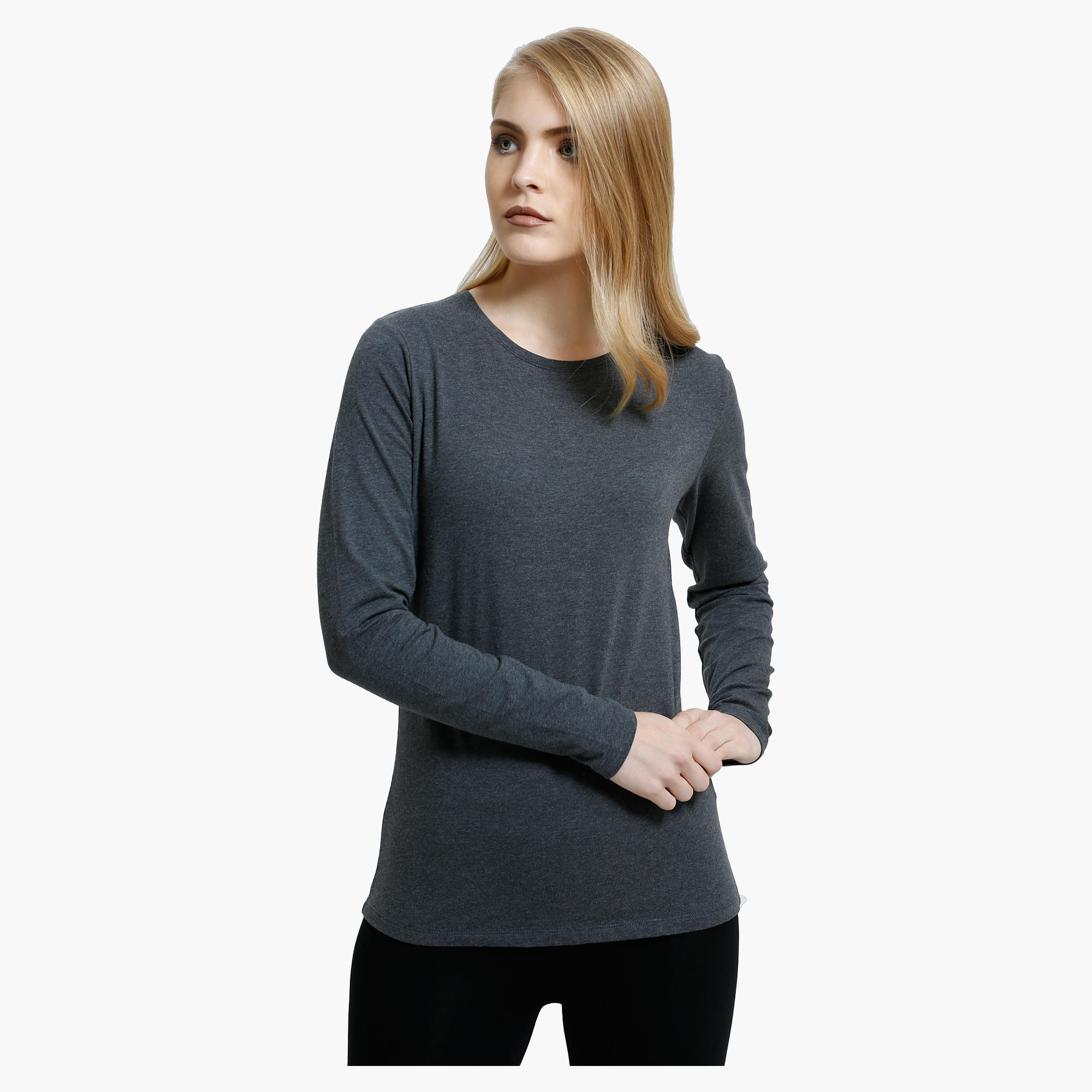 Long Sleeves Crew Neck T-Shirt-women-clothing-tshirts-image-1