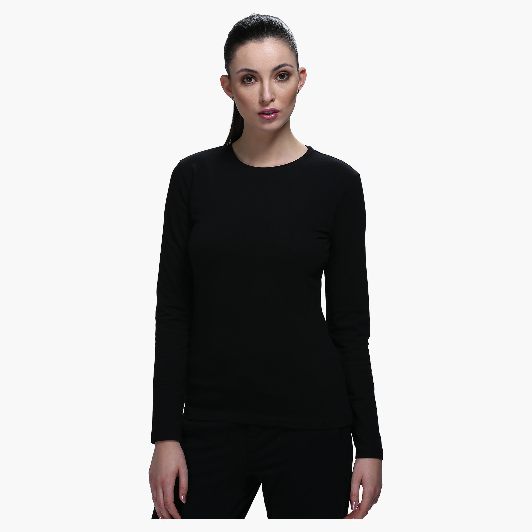 Long Sleeves Round Neck T-Shirt-women-clothing-tshirts-image-1