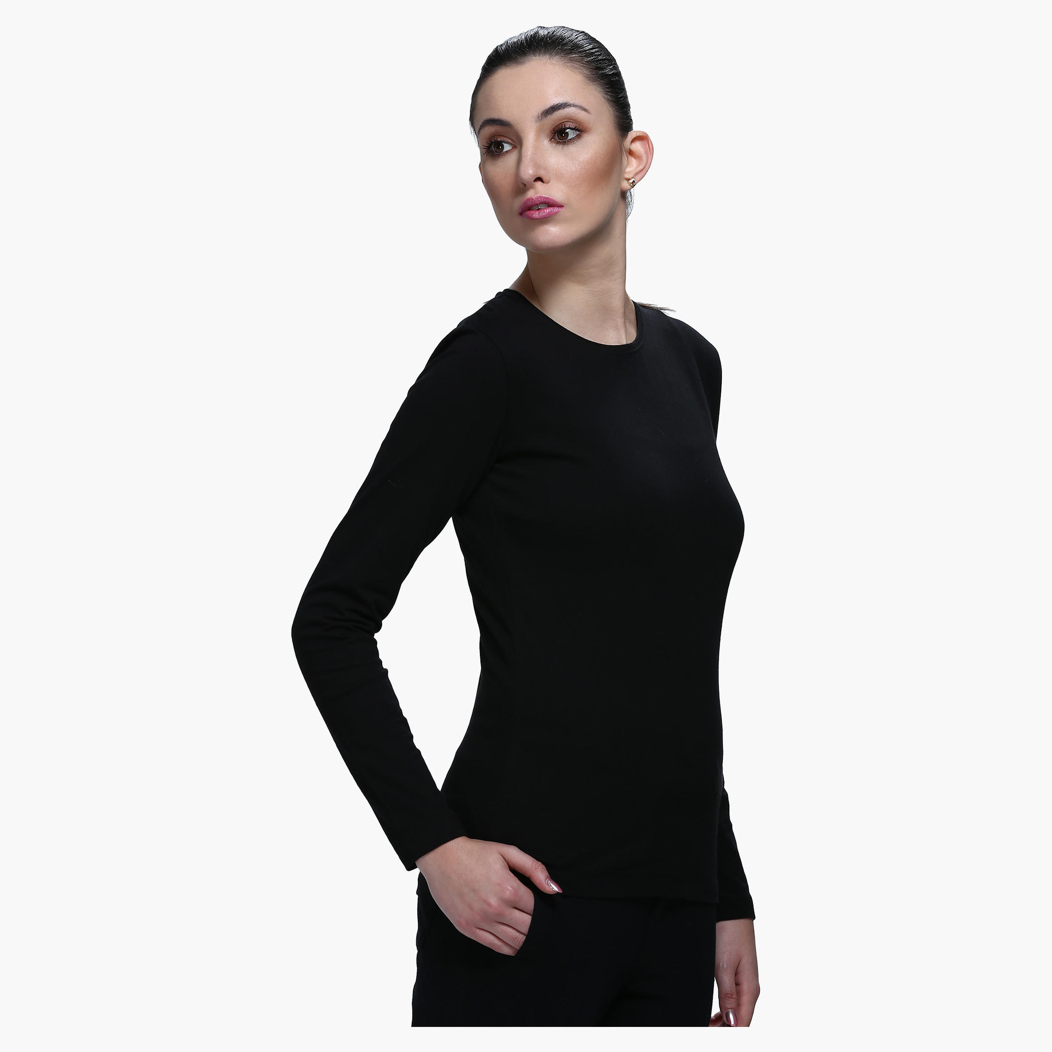 Long Sleeves Round Neck T-Shirt-women-clothing-tshirts-image-3