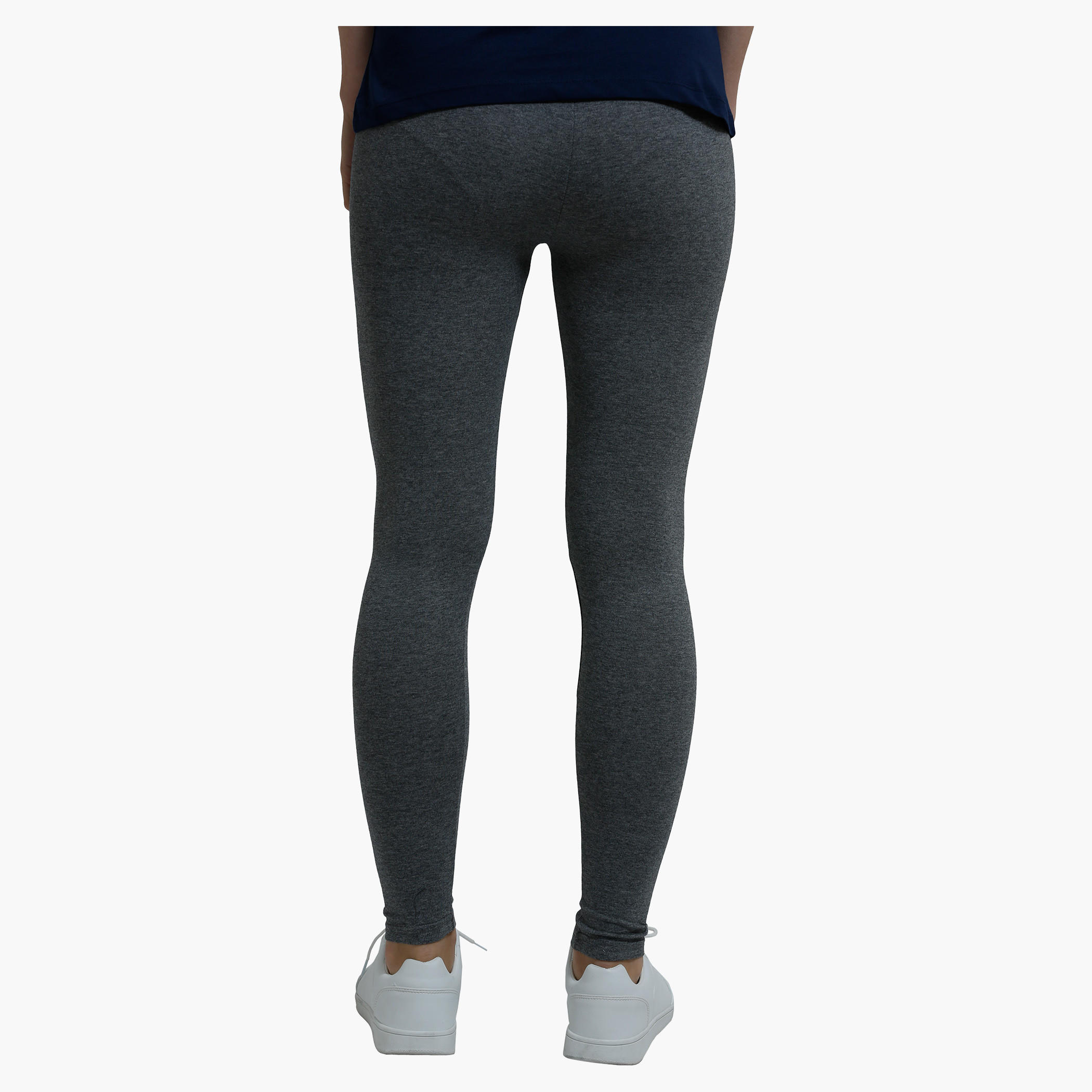 Full Length Leggings with Elasticised Waistband in Slim Fit-women-clothing-bottoms-leggings-image-7