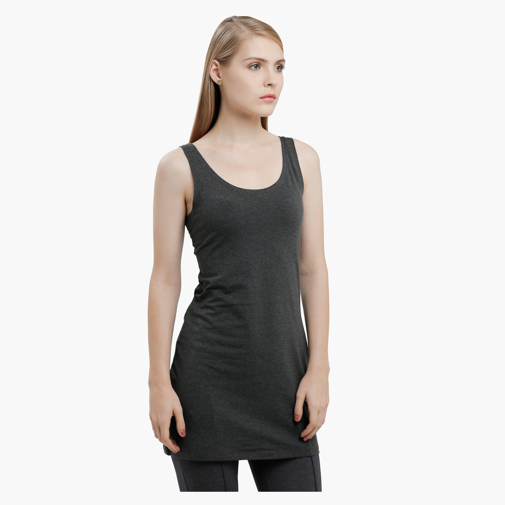Sleeveless Long Vest with Round Neck-women-clothing-tshirts-image-8