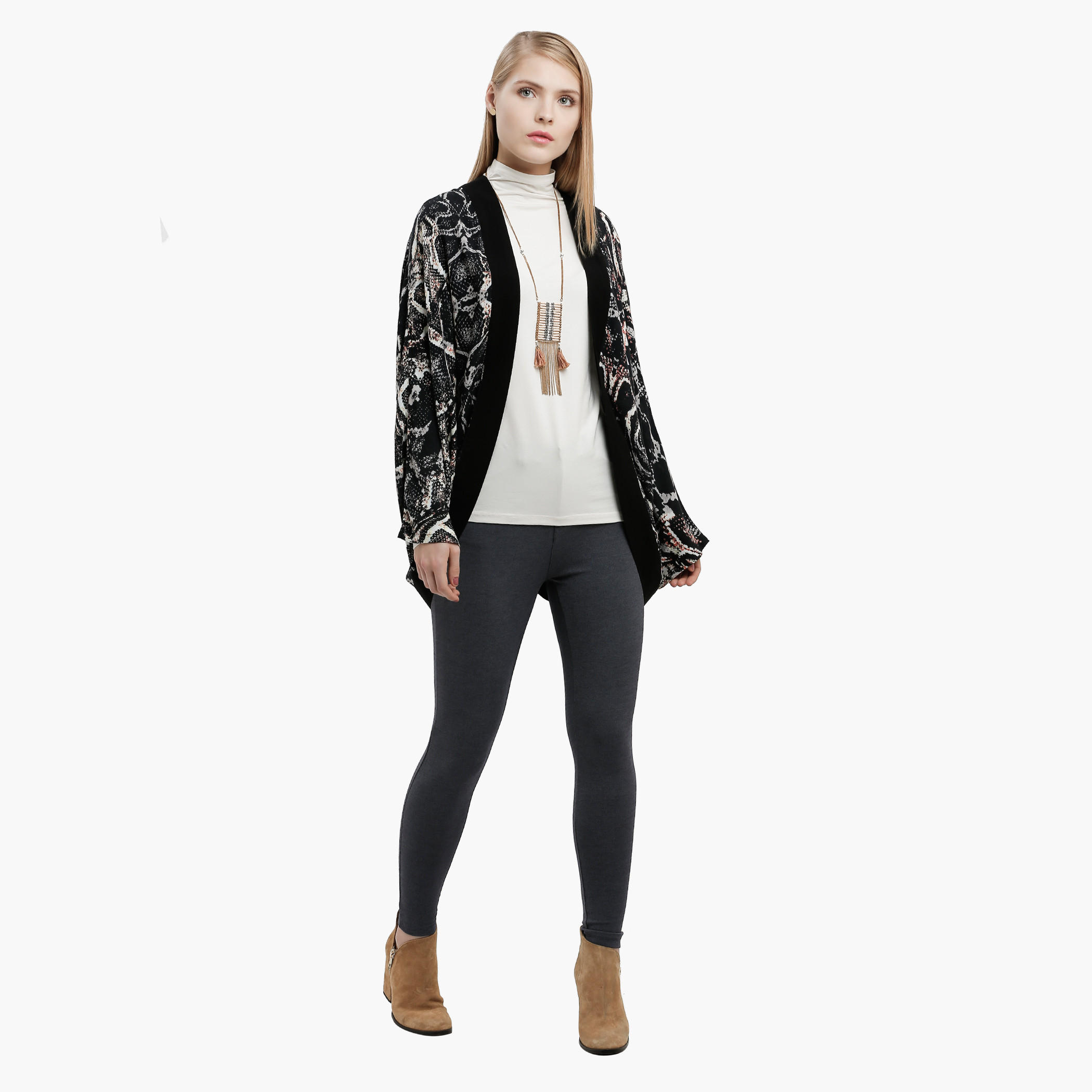 Long Sleeves Top with Mock Turtleneck-women-clothing-tshirts-image-5